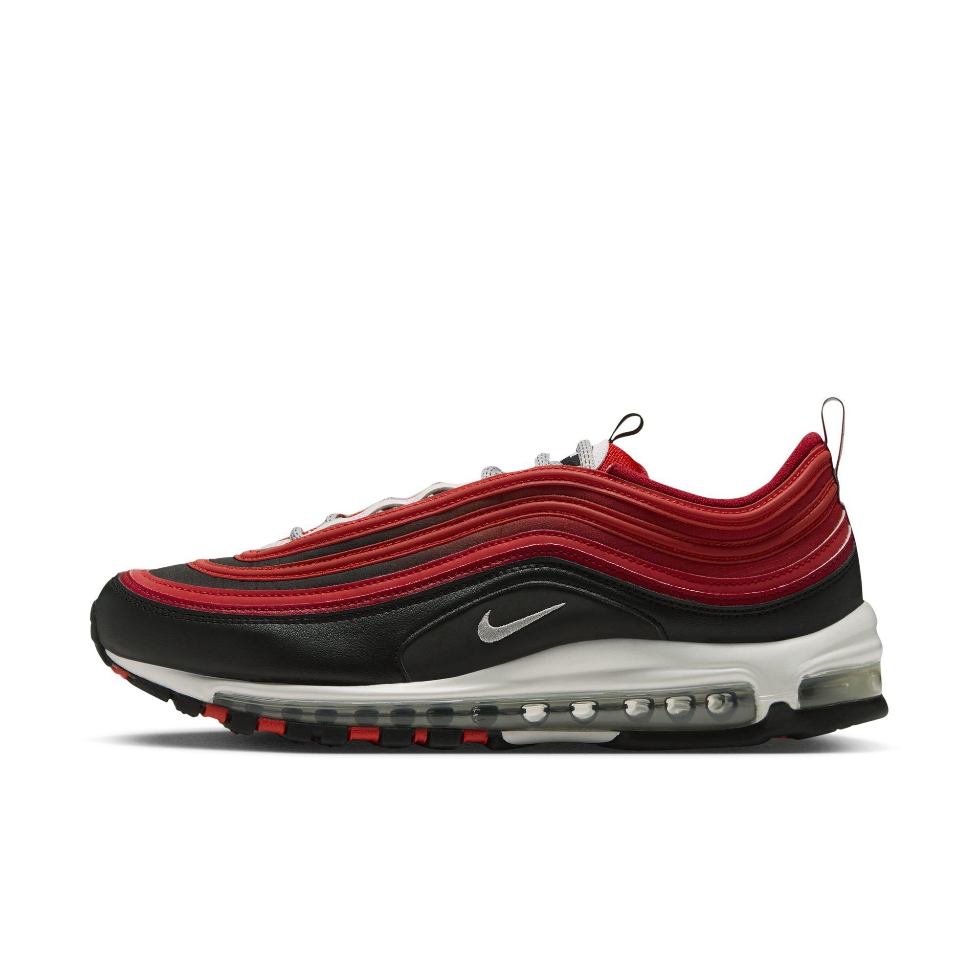 Nike Air Max 97 "Clark Atlanta" Men's Shoe - CHALLENGE RED/METALLIC SILVER/BLACK