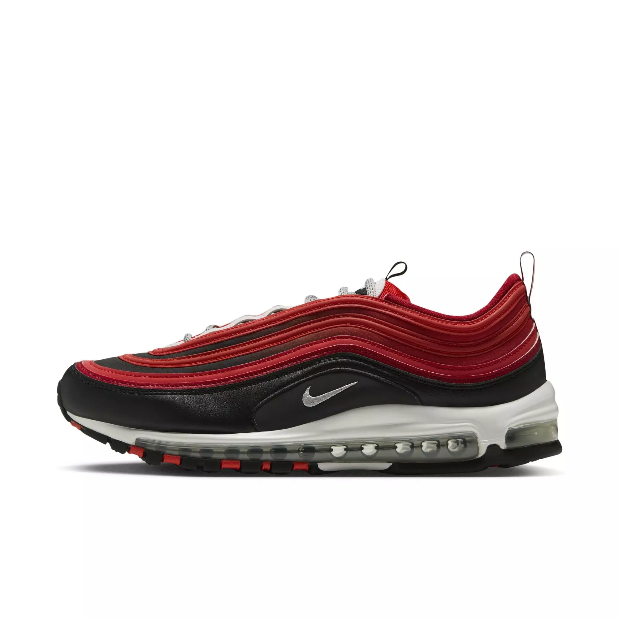 Nike Air Max 97 "Clark Atlanta" Men's Shoe - CHALLENGE RED/METALLIC SILVER/BLACK