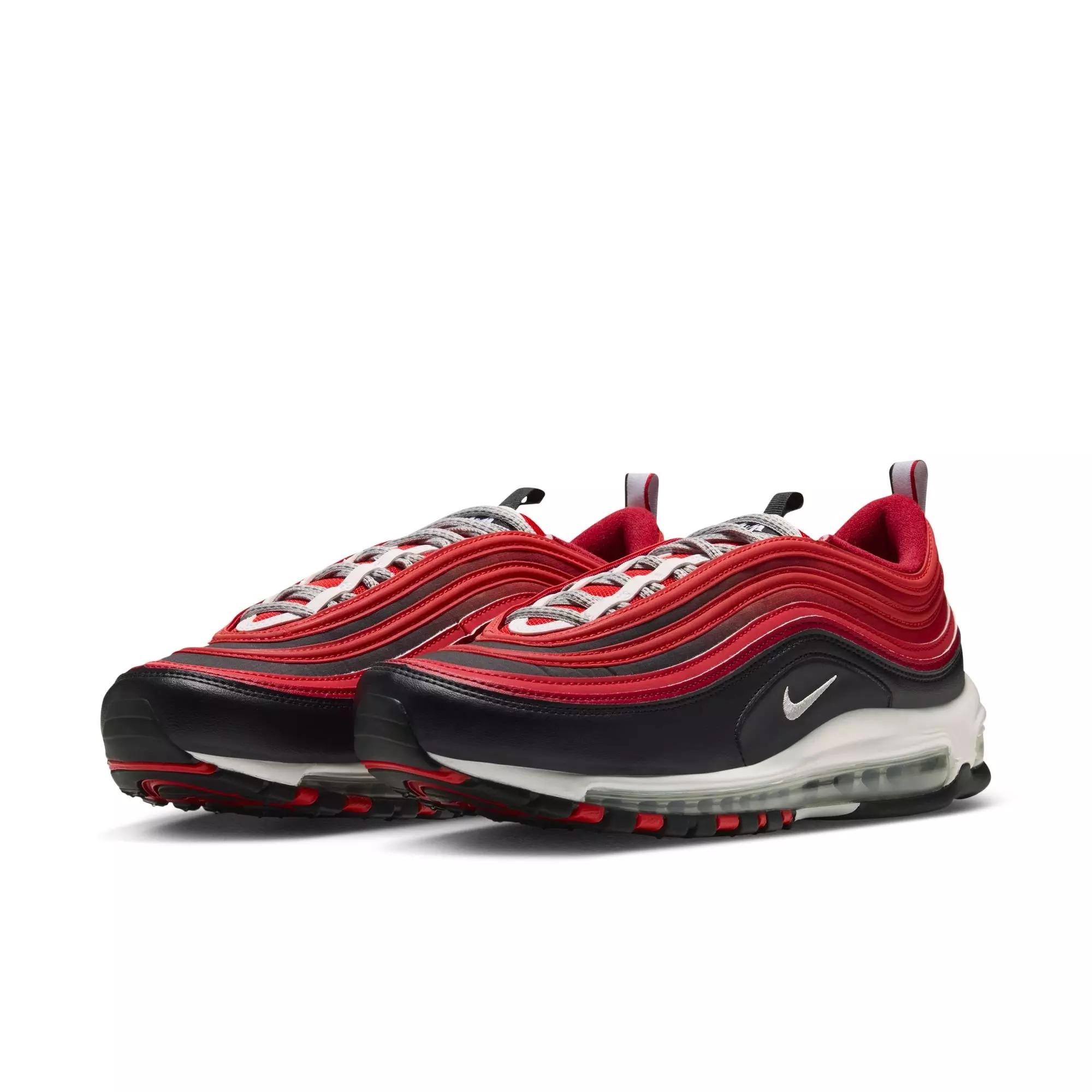 Nike Air Max 97 "Clark Atlanta" Men's Shoe - CHALLENGE RED/METALLIC SILVER/BLACK