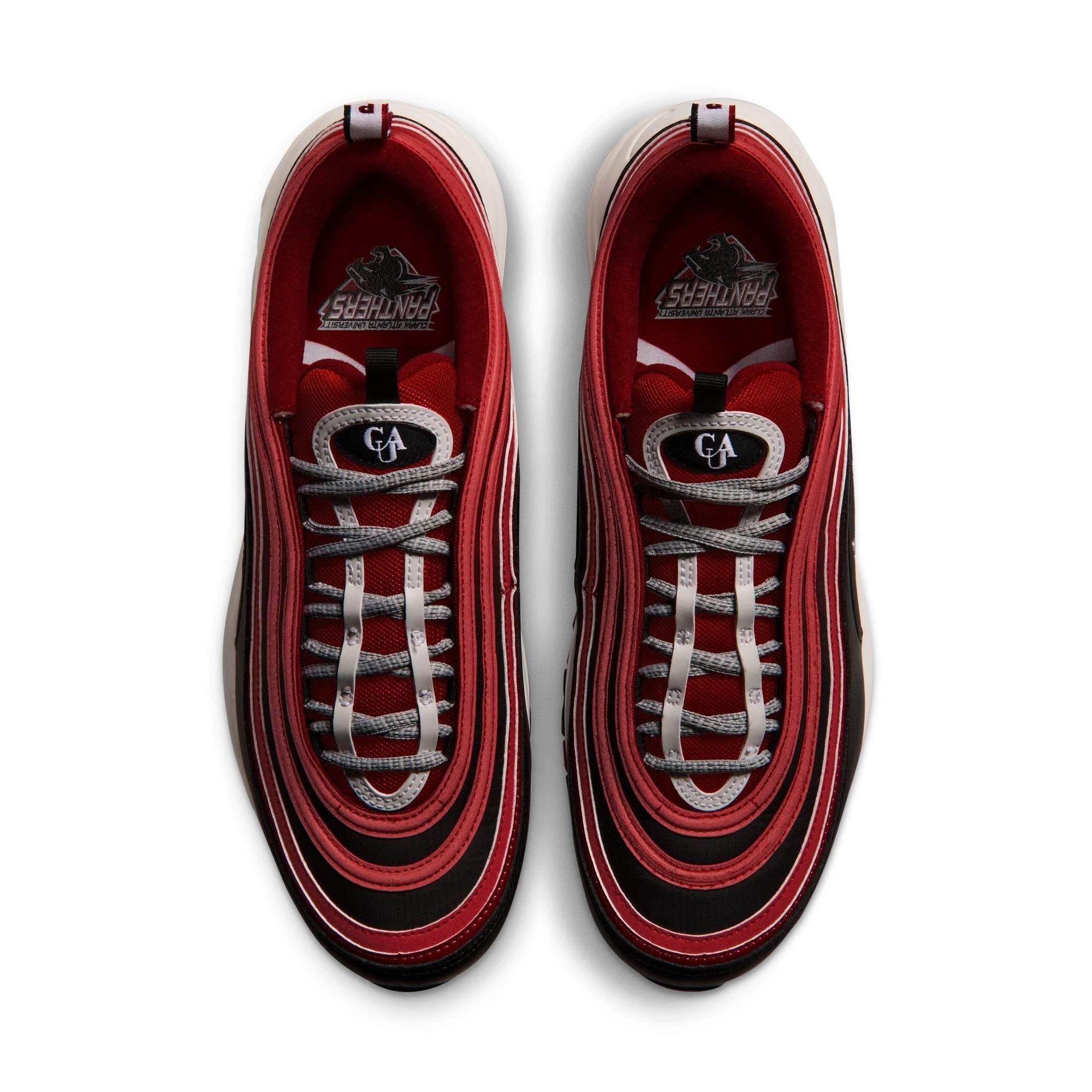 Nike Air Max 97 "Clark Atlanta" Men's Shoe - CHALLENGE RED/METALLIC SILVER/BLACK