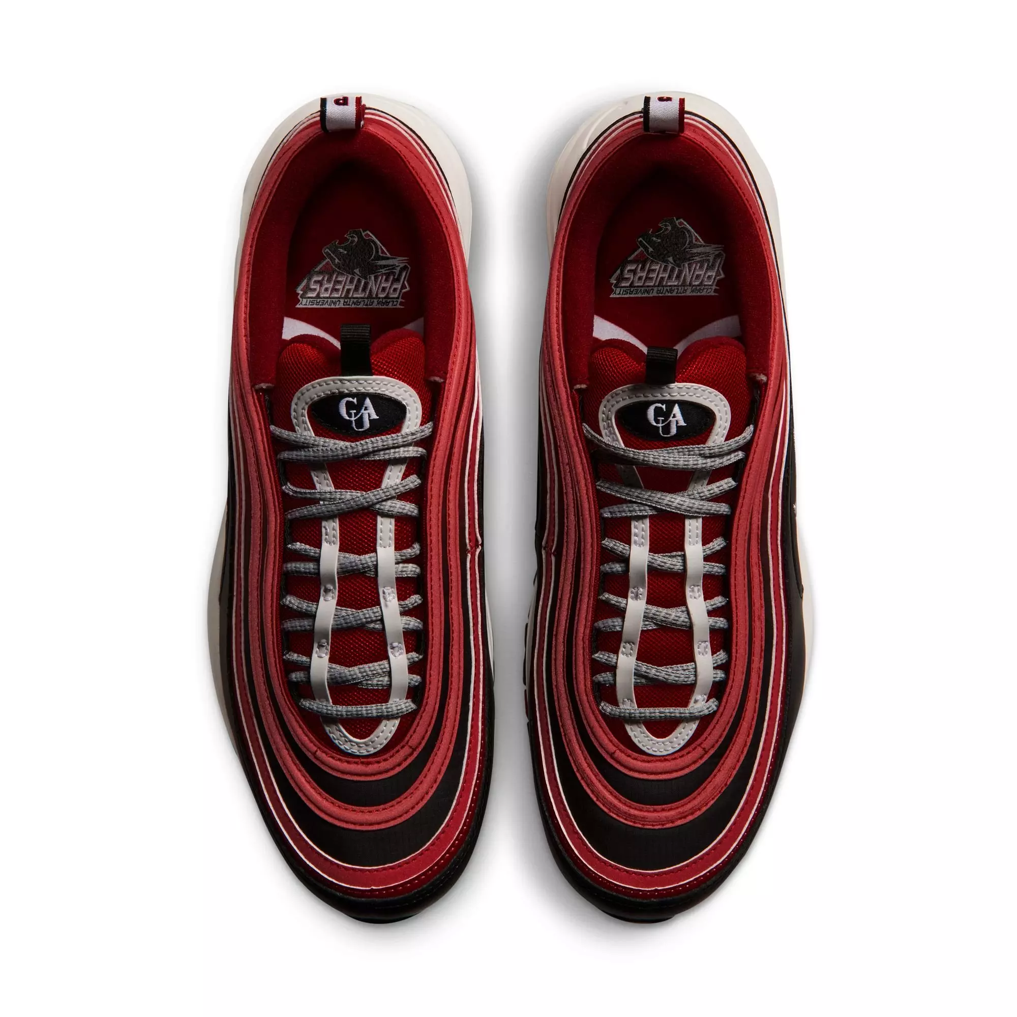 Nike Air Max 97 "Clark Atlanta" Men's Shoe - CHALLENGE RED/METALLIC SILVER/BLACK