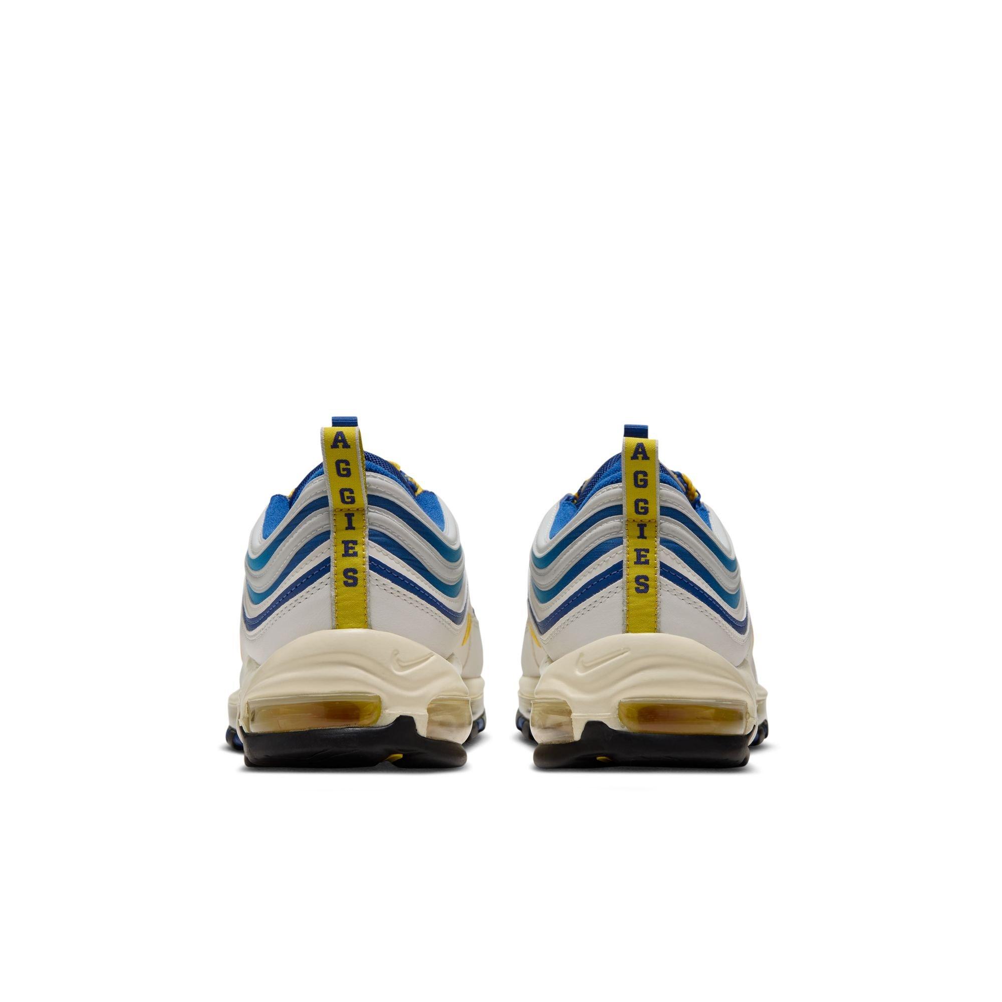 Nike Air Max 97 "North Carolina A&T" Men's Shoe - SAIL/VARSITY MAIZE/SPORT ROYAL
