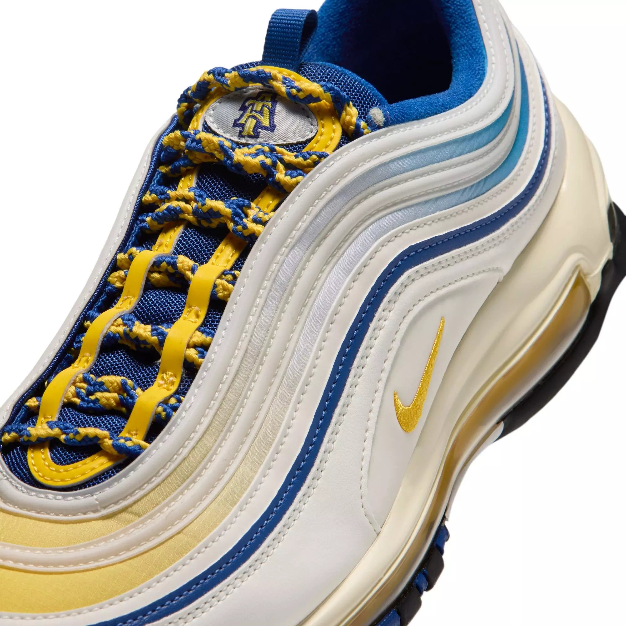 Nike Air Max 97 "North Carolina A&T" Men's Shoe - SAIL/VARSITY MAIZE/SPORT ROYAL