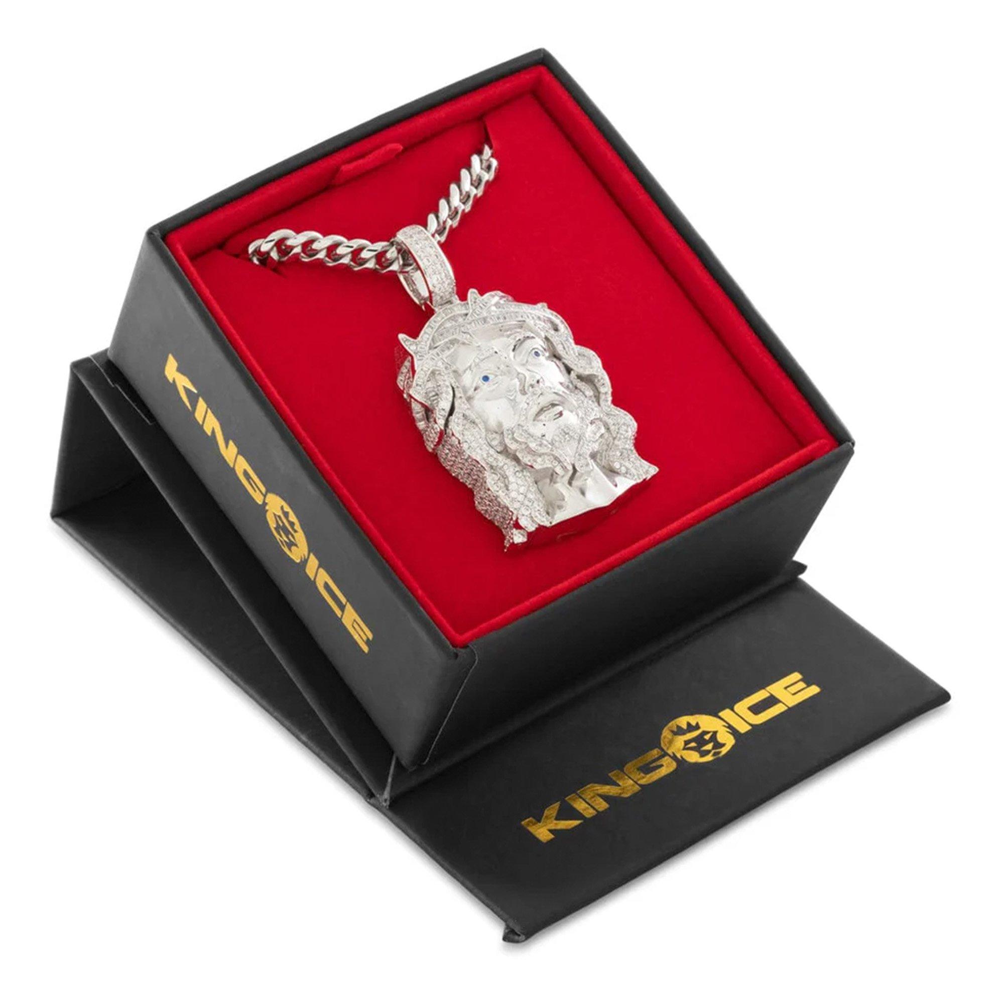King Ice Witness to All Necklace - Silver - SILVER Thumbnail View 4