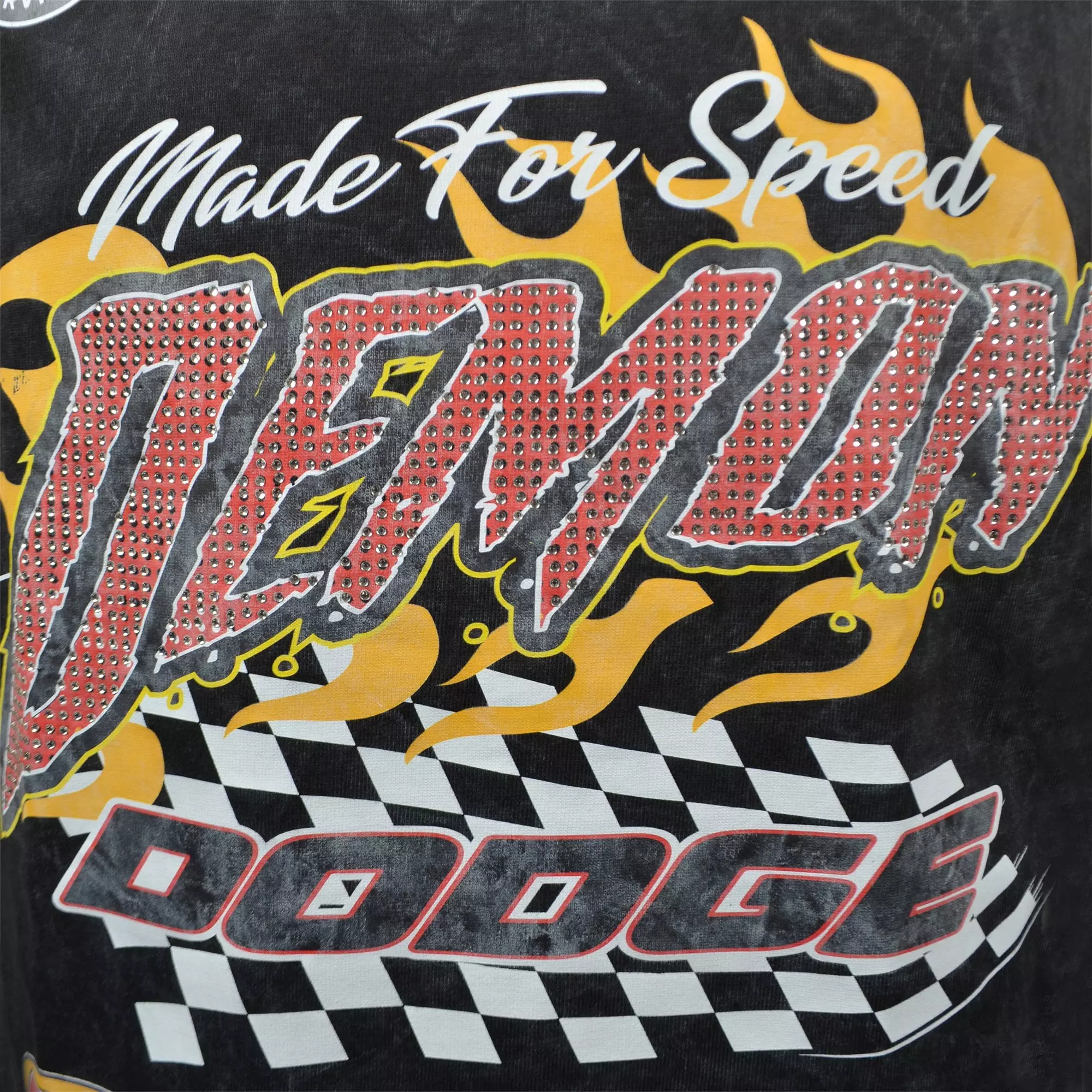 Streetz Iz Watchin Men's Demon Muscle Tee - BLACK