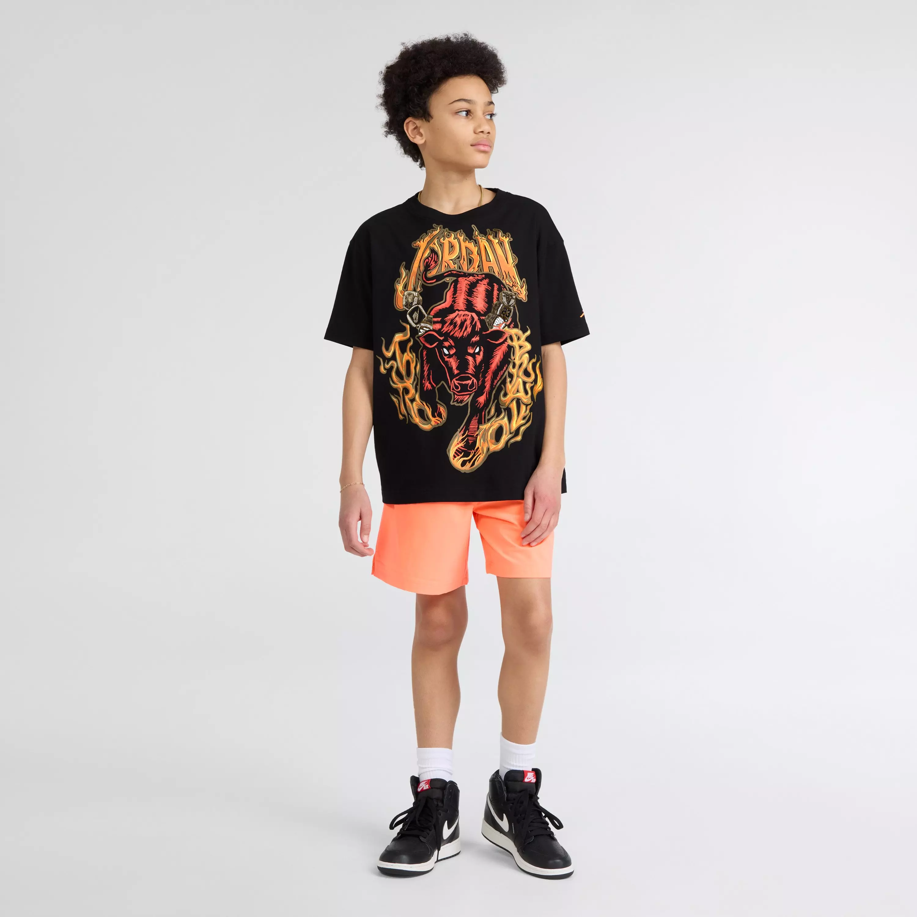 Jordan Big Boys' Toro Bravo Tee - BLACK