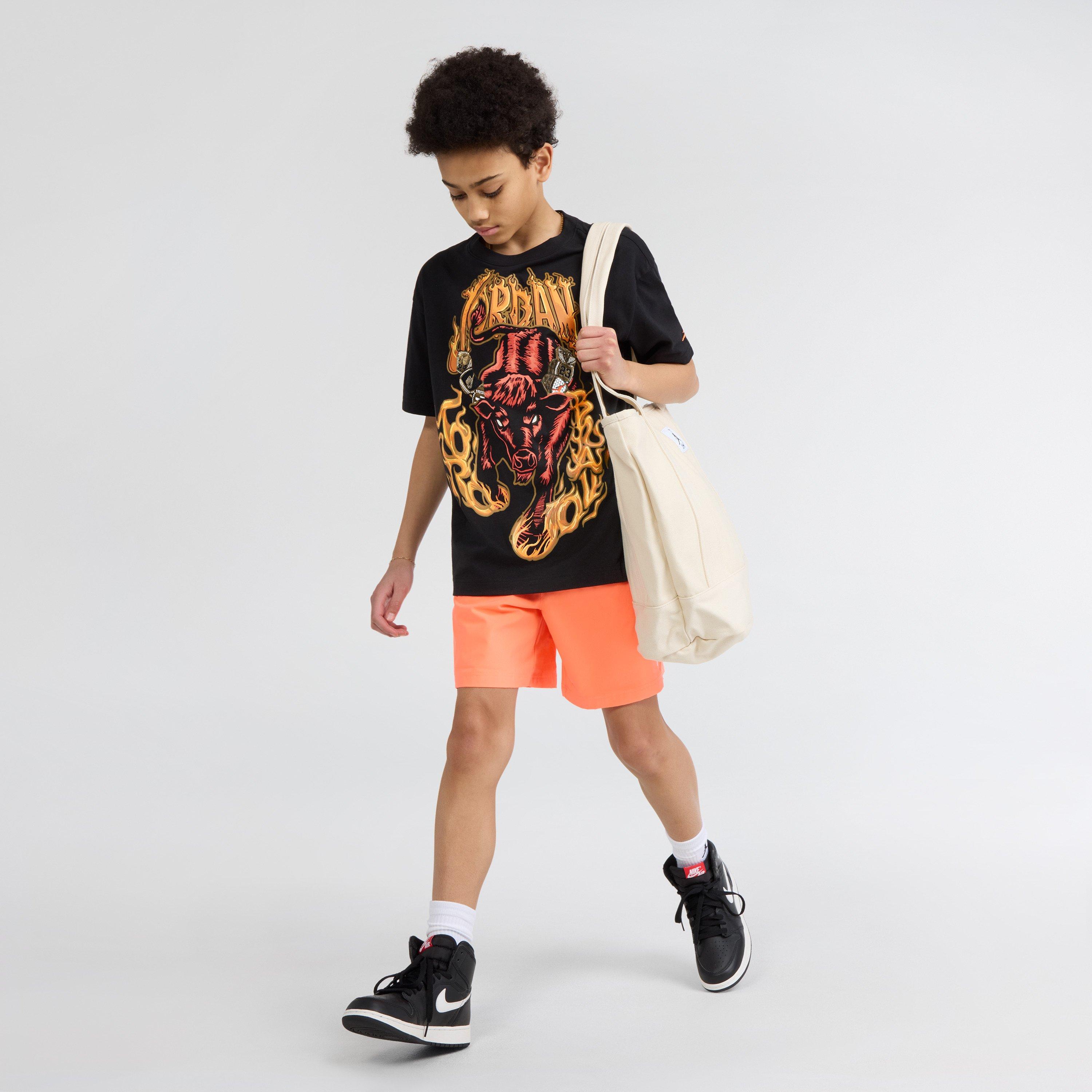 Jordan Big Boys' Toro Bravo Tee - BLACK Thumbnail View 5