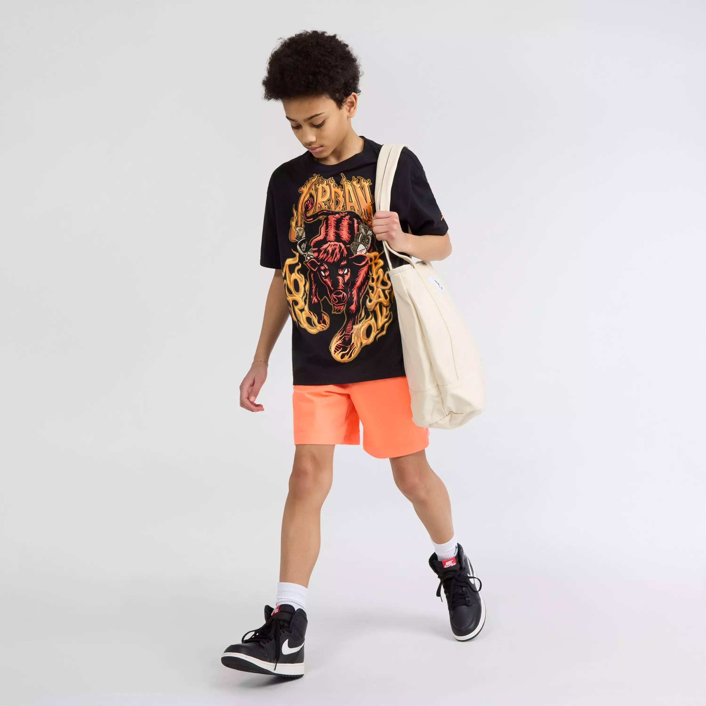 Jordan Big Boys' Toro Bravo Tee - BLACK