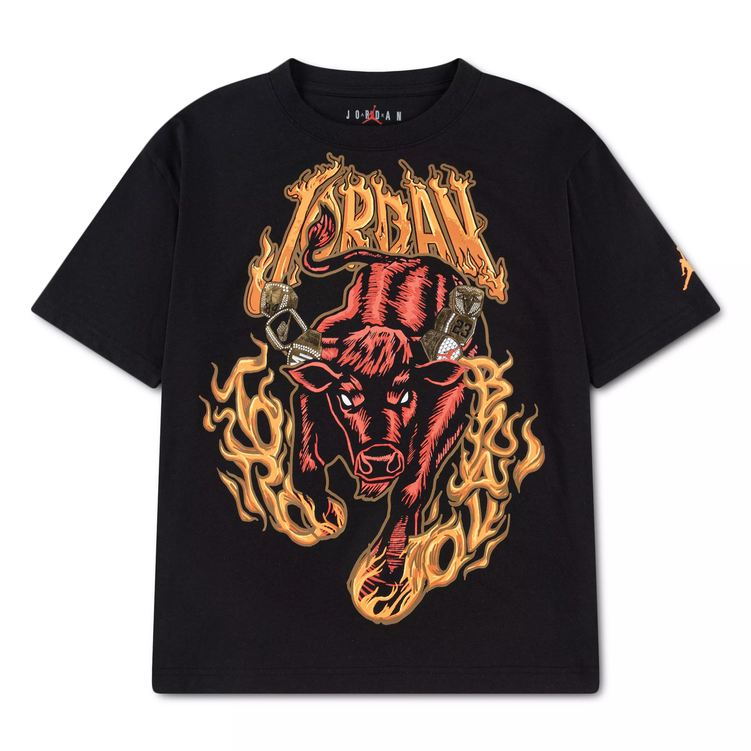Jordan Big Boys' Toro Bravo Tee - BLACK
