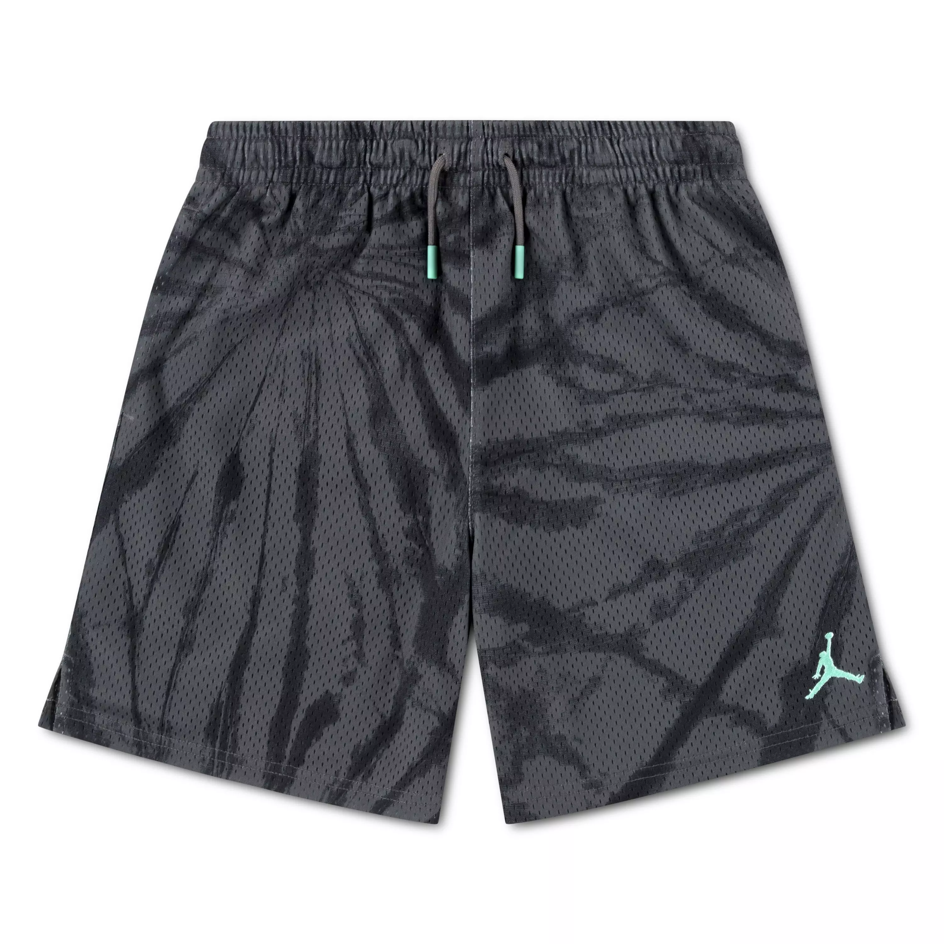 Jordan Big Boys' Tie Dye Mesh Shorts - GREY