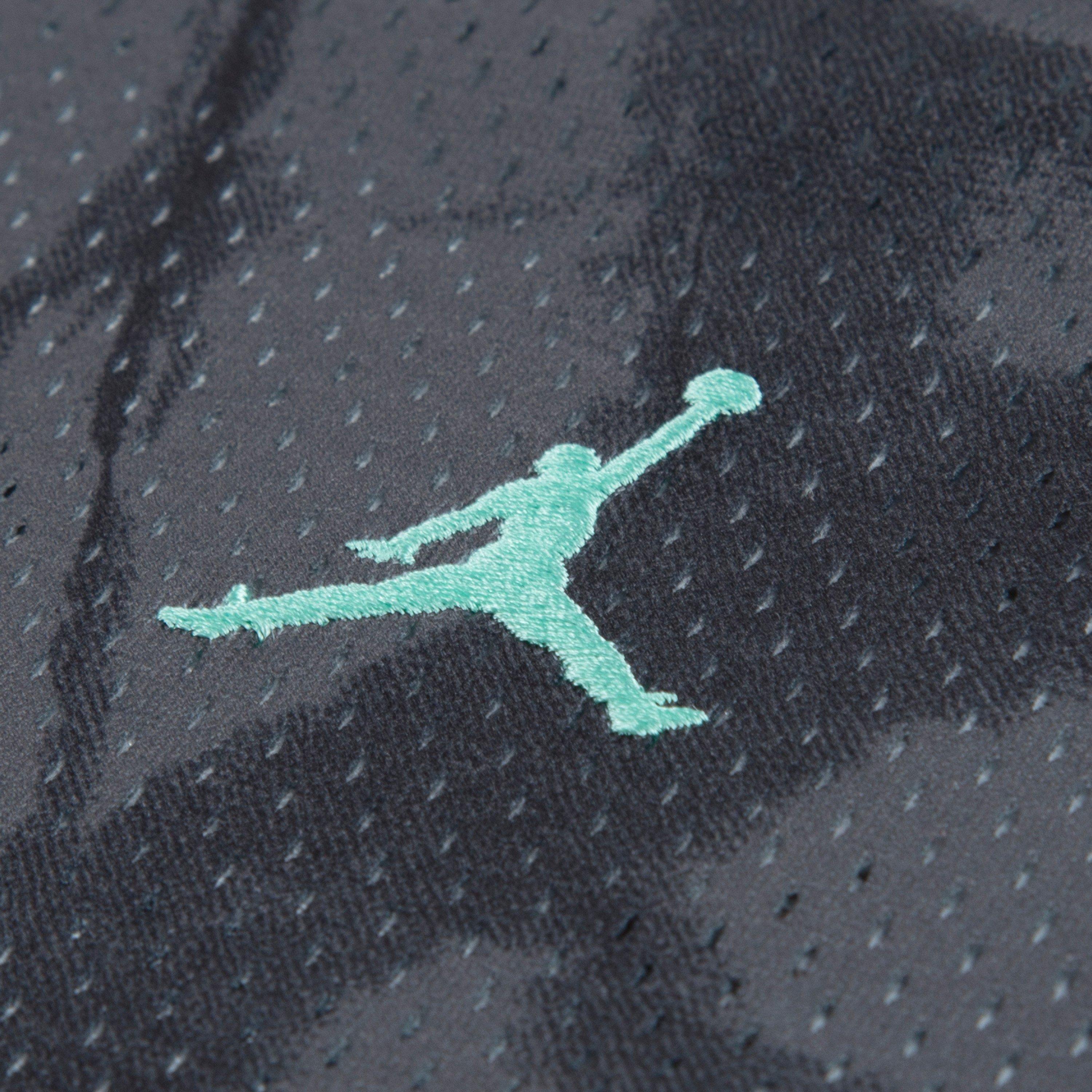 Jordan Big Boys' Tie Dye Button Down Shirt - GREY Thumbnail View 3