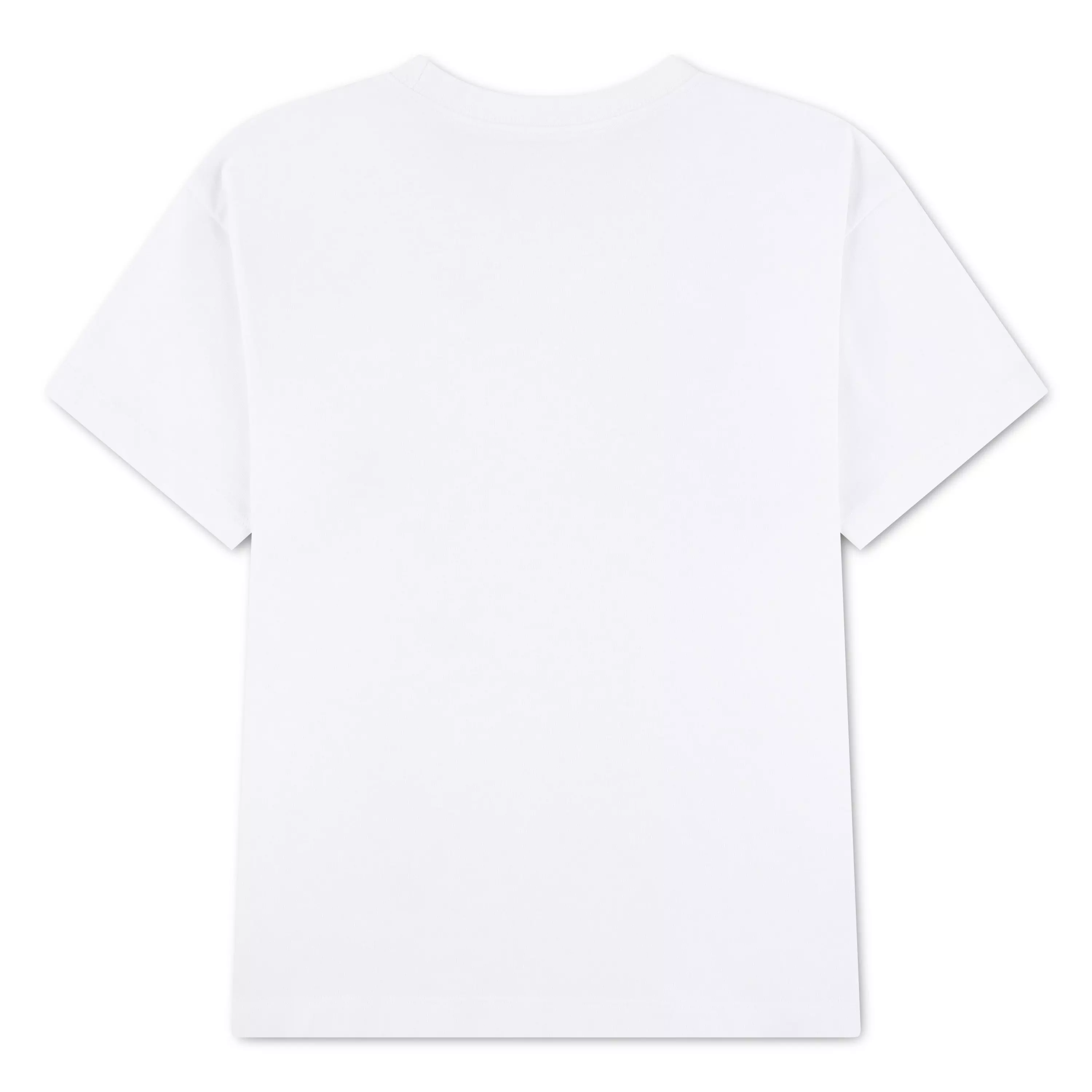 Jordan Big Girls' Purple Heart Tee - WHITE/PURPLE