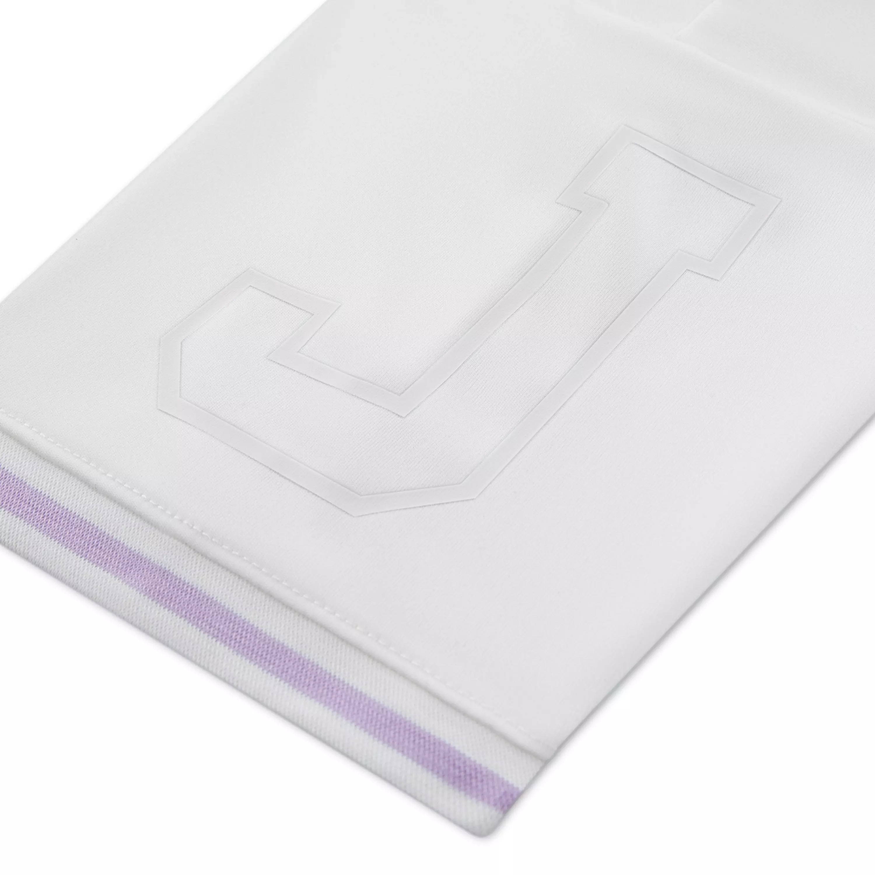 Jordan Big Girls' Dear Diary Cropped Jersey - WHITE/PURPLE