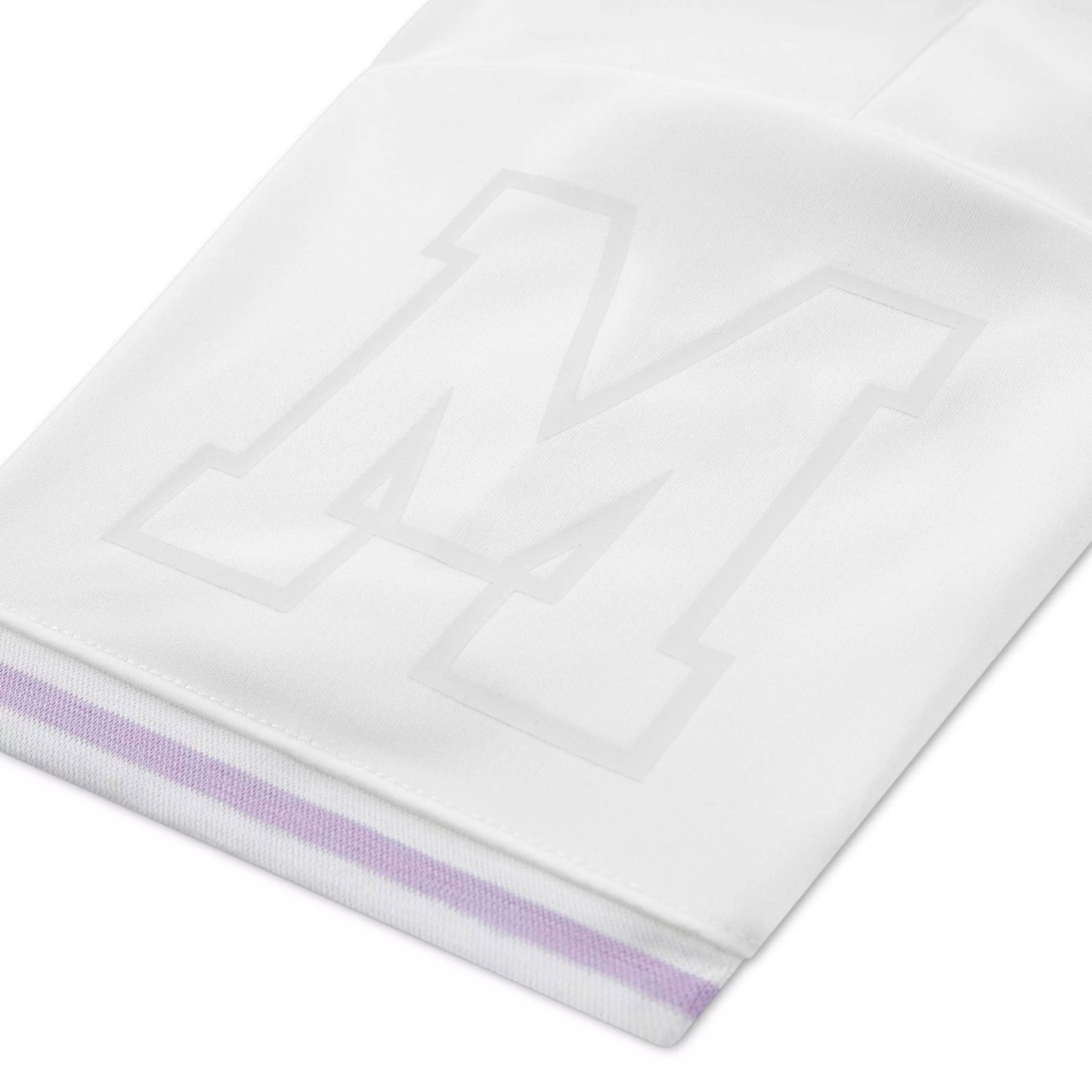 Jordan Big Girls' Dear Diary Cropped Jersey - WHITE/PURPLE