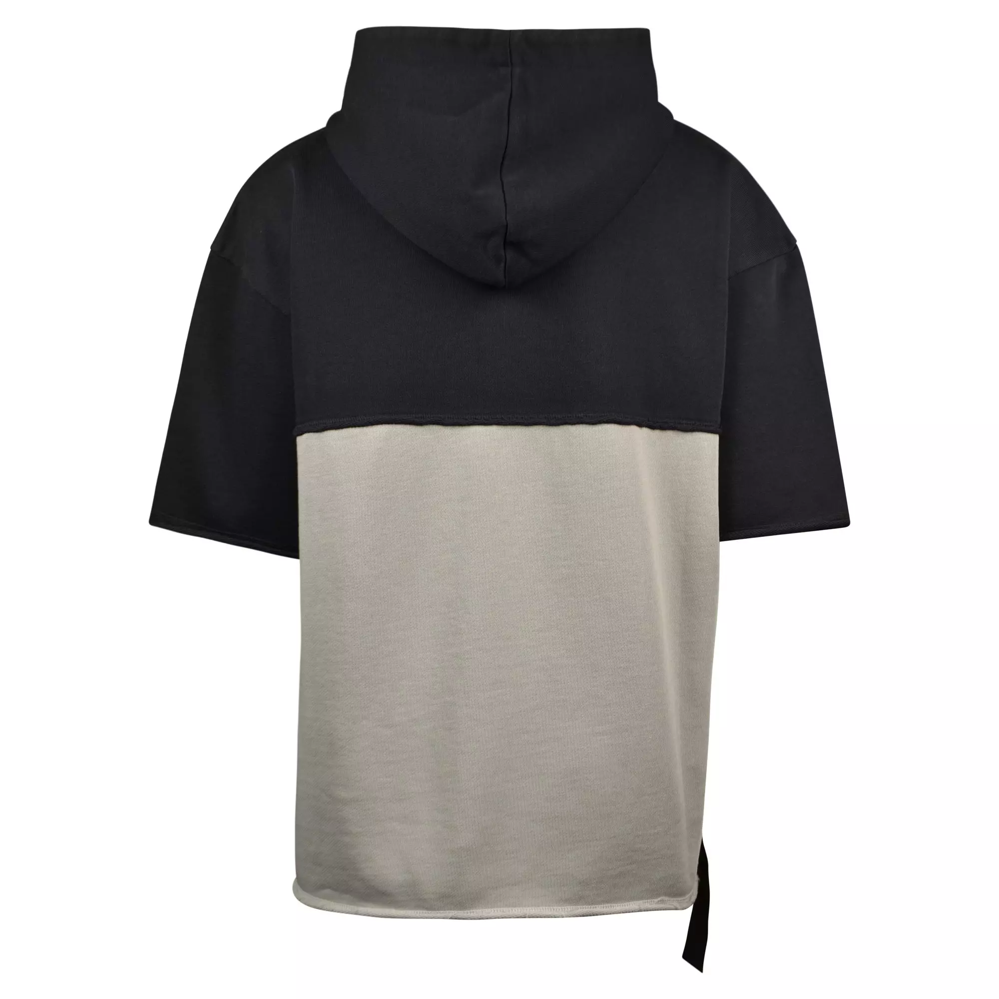 FA26 2FER SHORT SLEEVE HOODIE - BLACK/GREY