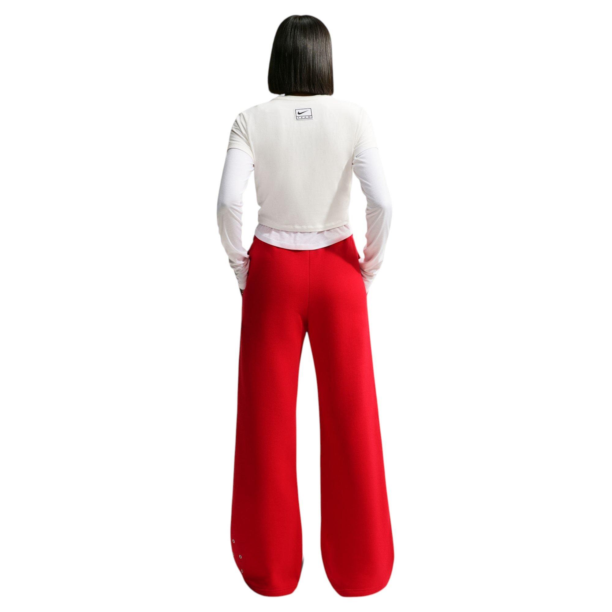 HO26 GROMET FLC PANT RED - RED