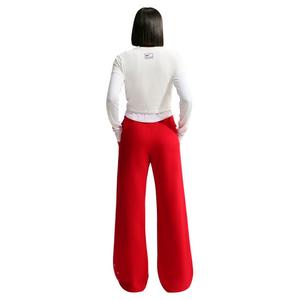 HO26 GROMET FLC PANT RED - RED