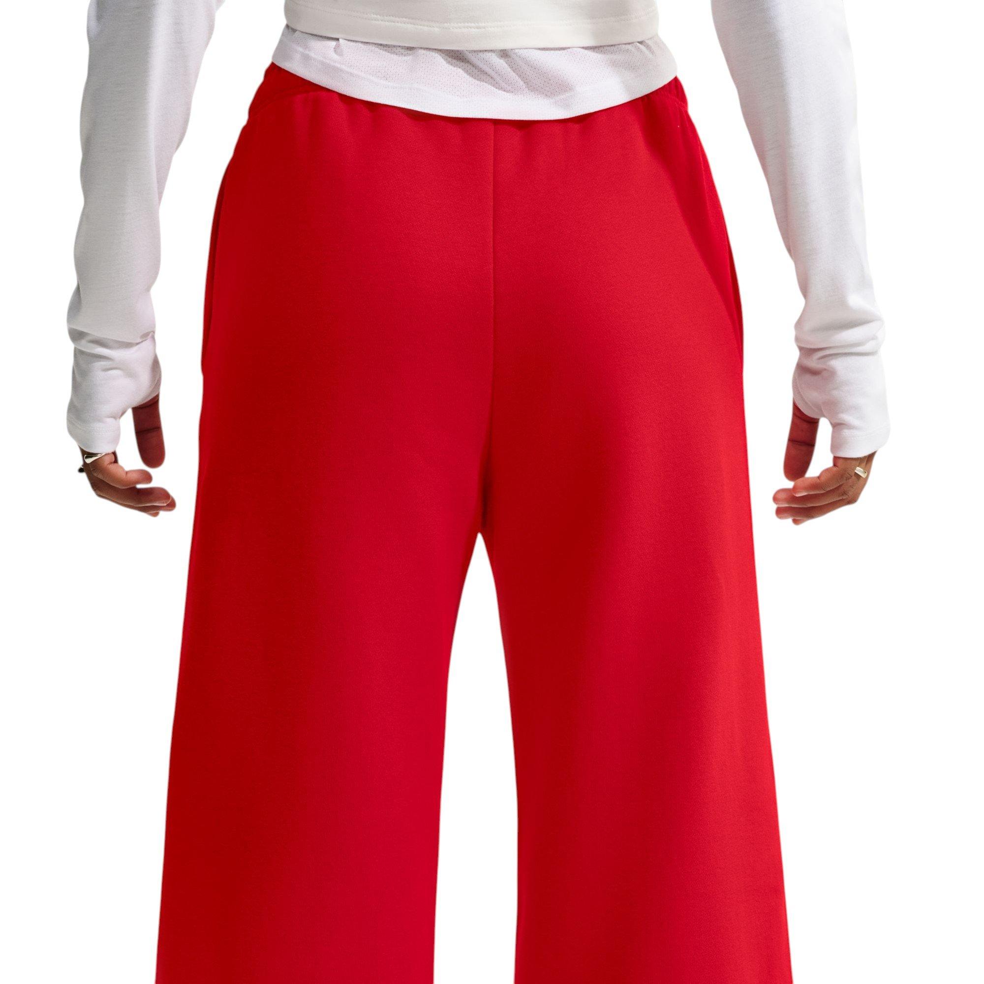 HO26 GROMET FLC PANT RED - RED
