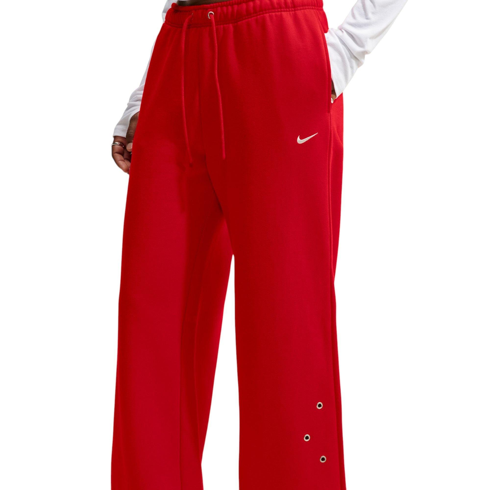 HO26 GROMET FLC PANT RED - RED