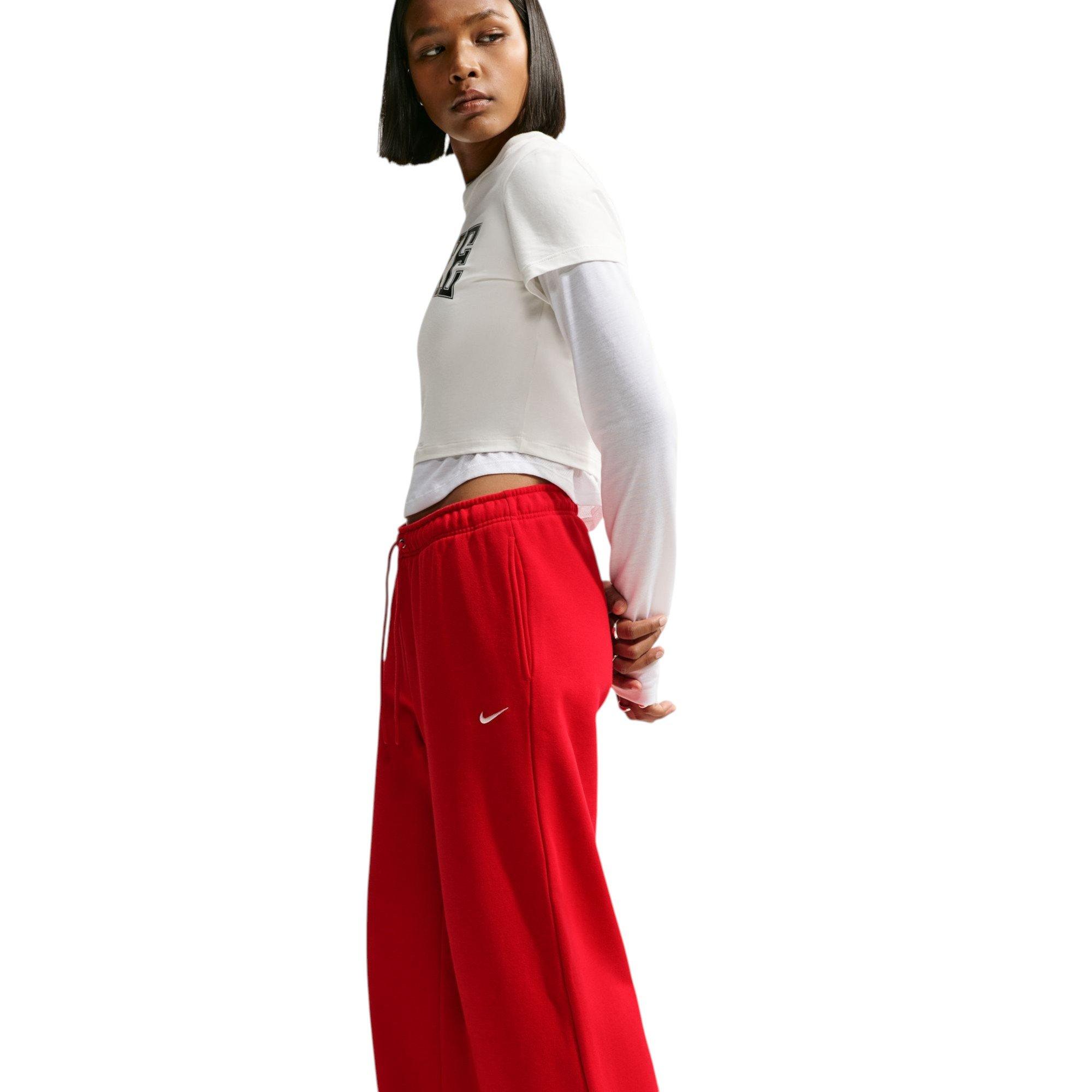 HO26 GROMET FLC PANT RED - RED