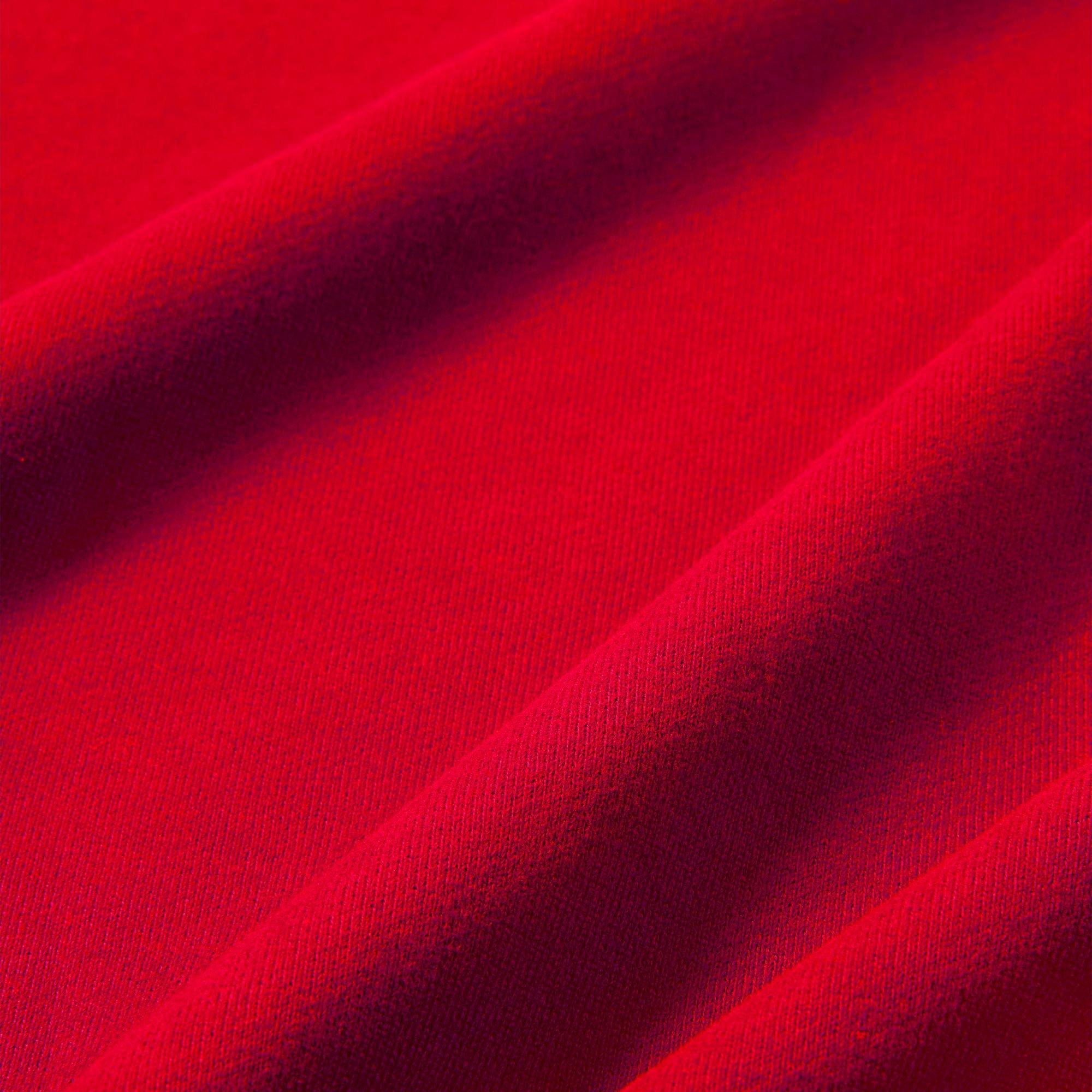 HO26 GROMET FLC PANT RED - RED