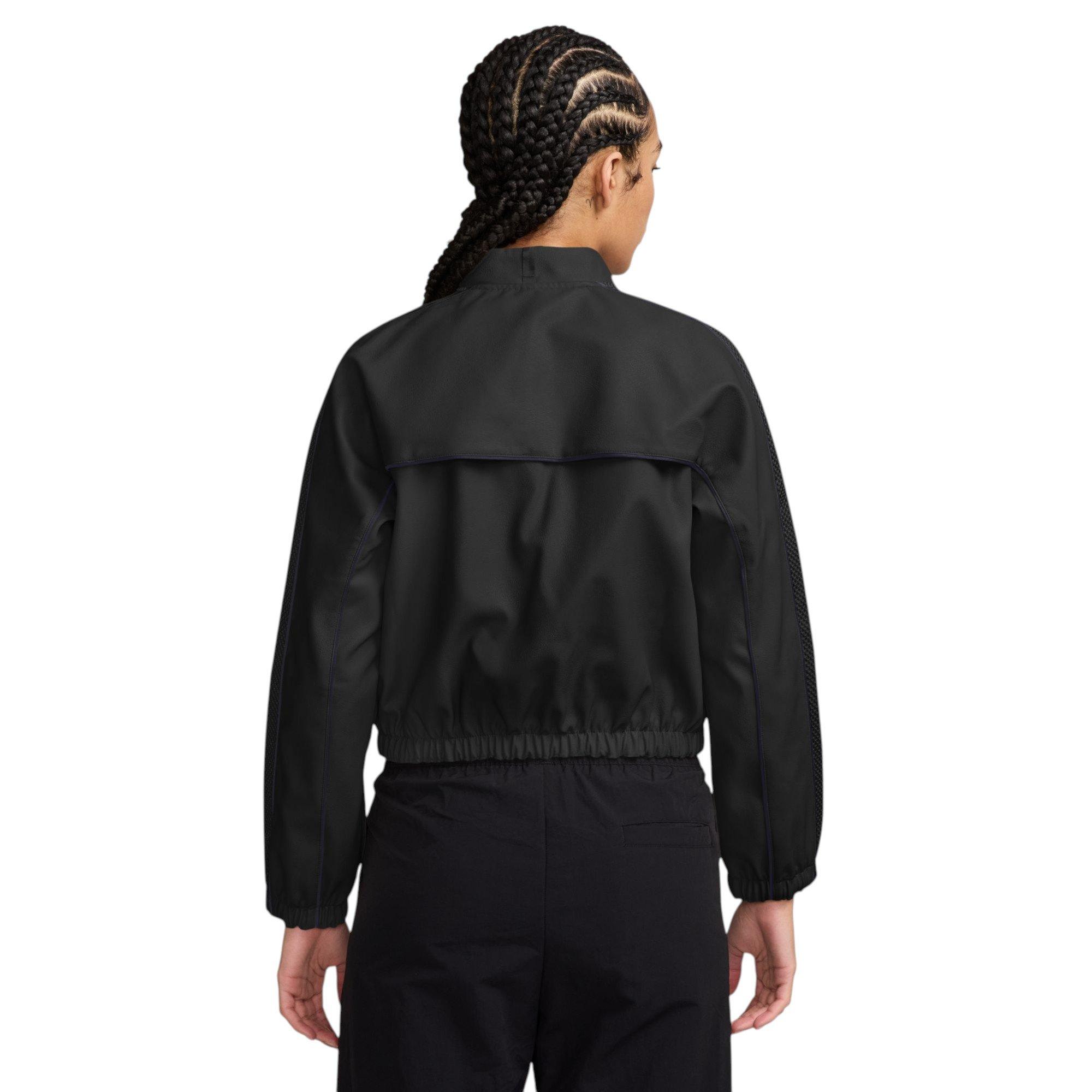 HO26 NK PLEATHER JACKET BLK - BLACK