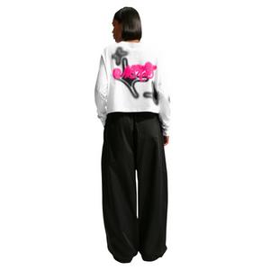 HO26 NIKE LS HYPER PINK TEE - WHITE/PINK