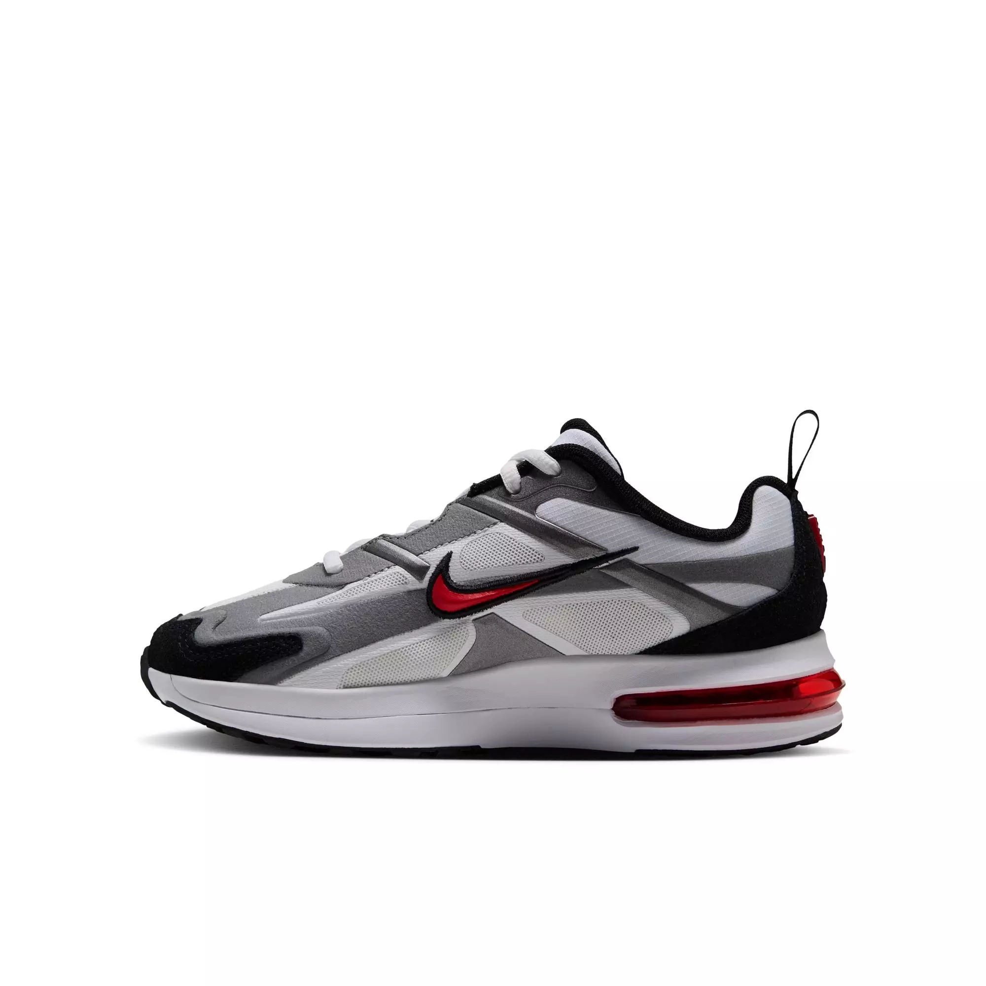 Nike Air Max Metro "Smoke Grey" Grade School Kids' Shoe - WHITE/UNIVERSITY RED/BLACK/SMOKE GREY