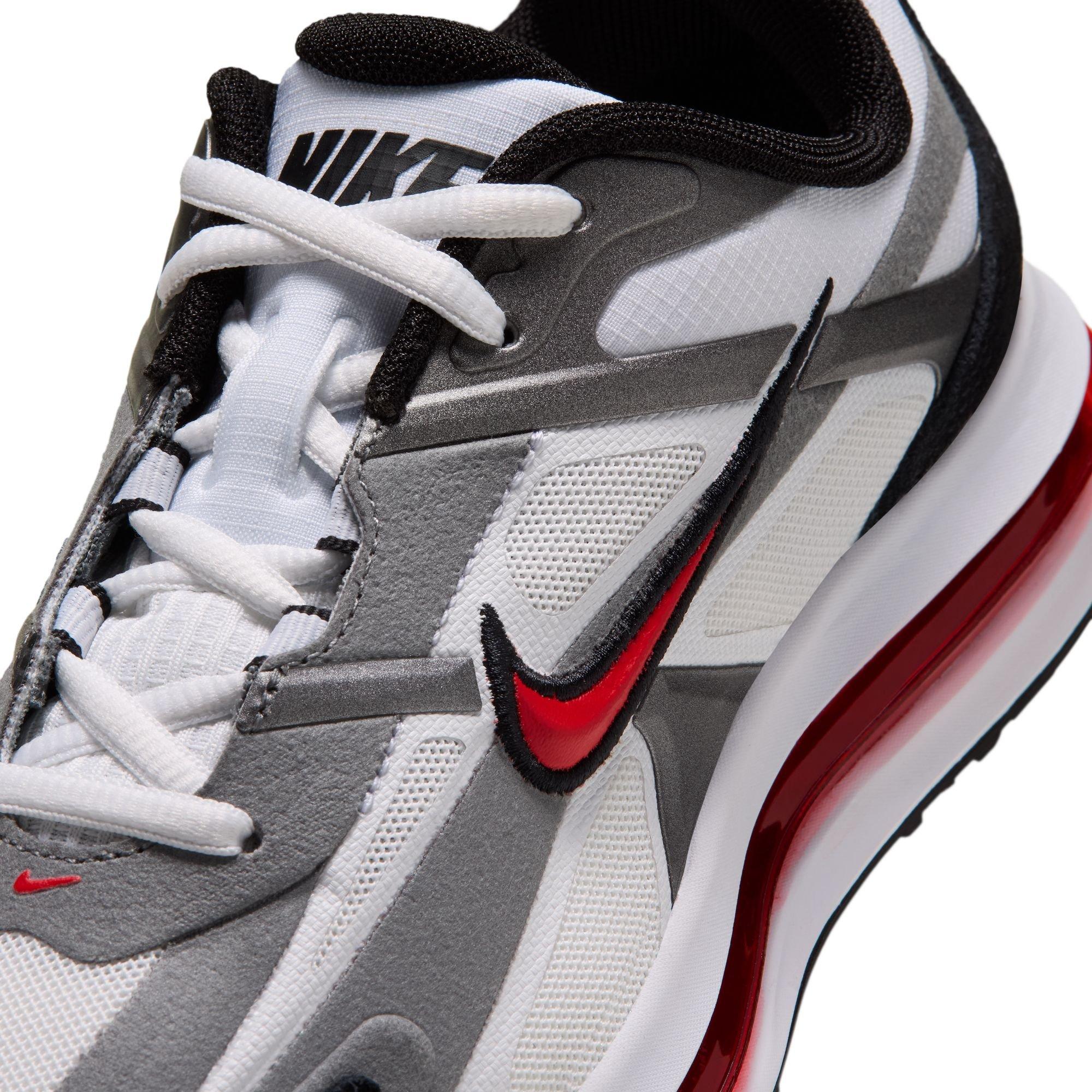 Nike Air Max Metro "Smoke Grey" Grade School Kids' Shoe - WHITE/UNIVERSITY RED/BLACK/SMOKE GREY
