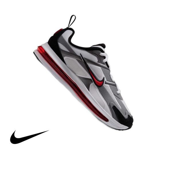 Nike Air Max Metro "Smoke Grey" Grade School Kids' Shoe - WHITE/UNIVERSITY RED/BLACK/SMOKE GREY