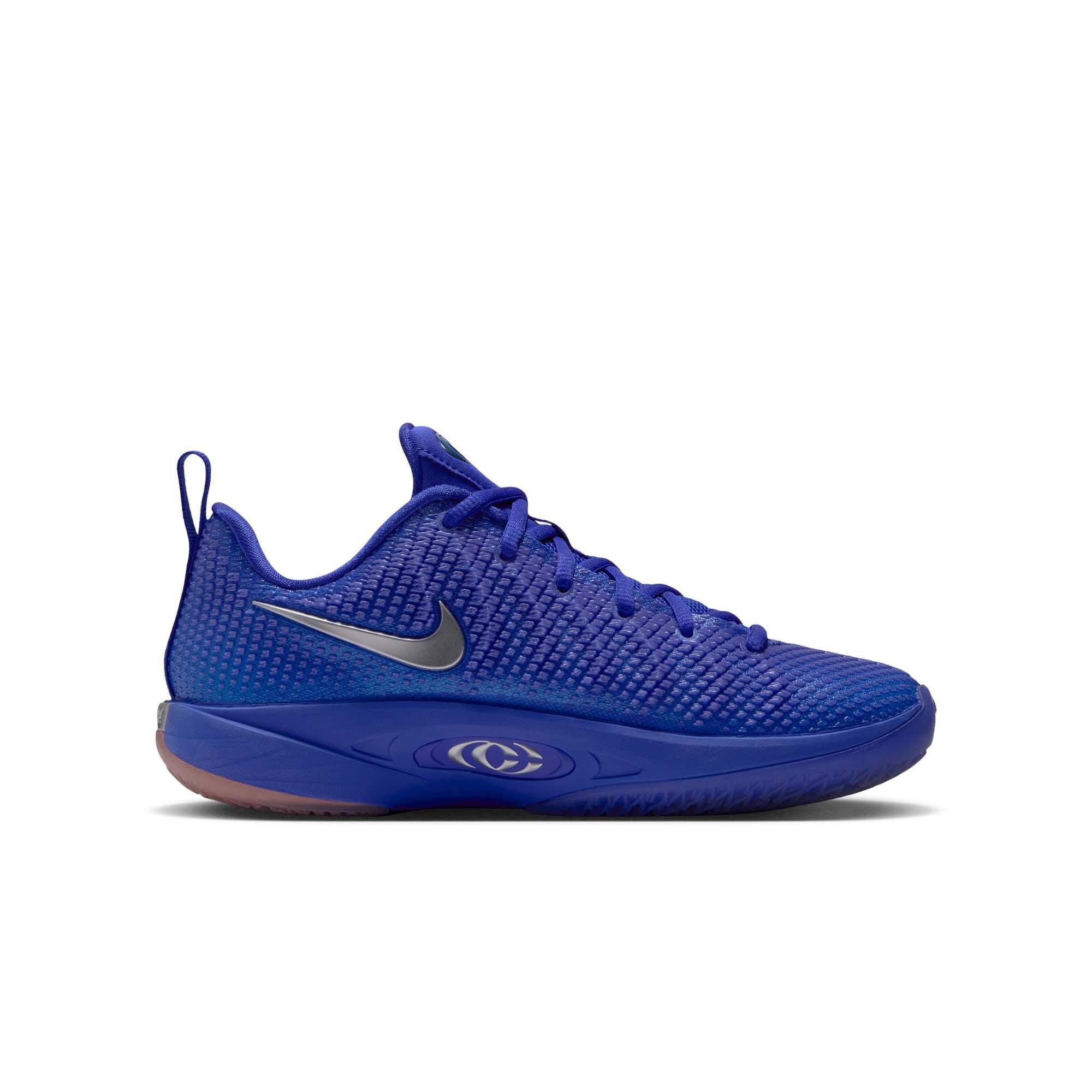 Nike Caitlin 1 "Caitlin Blue" Grade School Kids' Basketball Shoe - RACER BLUE/TEAL TINT/METALLIC SILVER