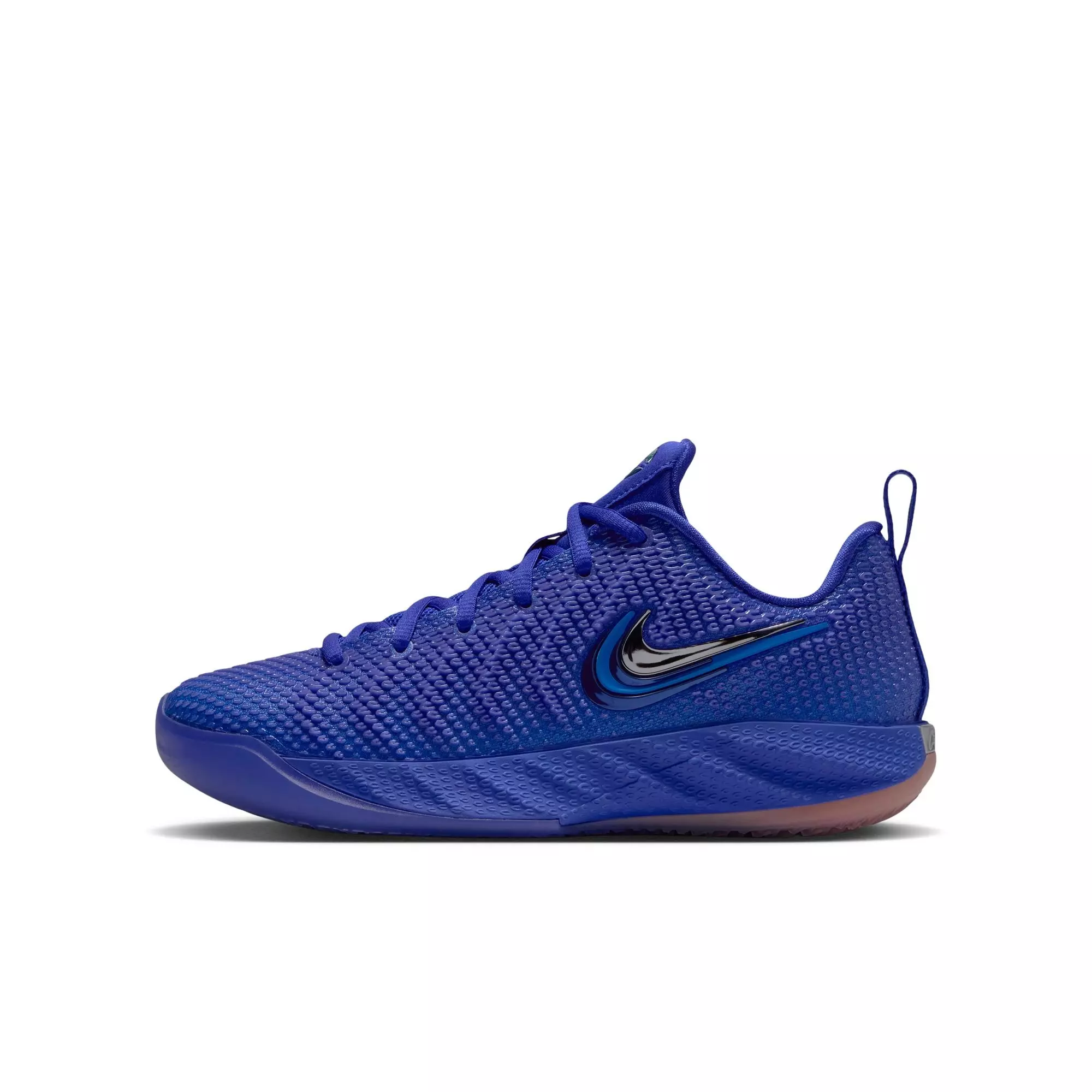 Nike Caitlin 1 "Caitlin Blue" Grade School Kids' Basketball Shoe - RACER BLUE/TEAL TINT/METALLIC SILVER