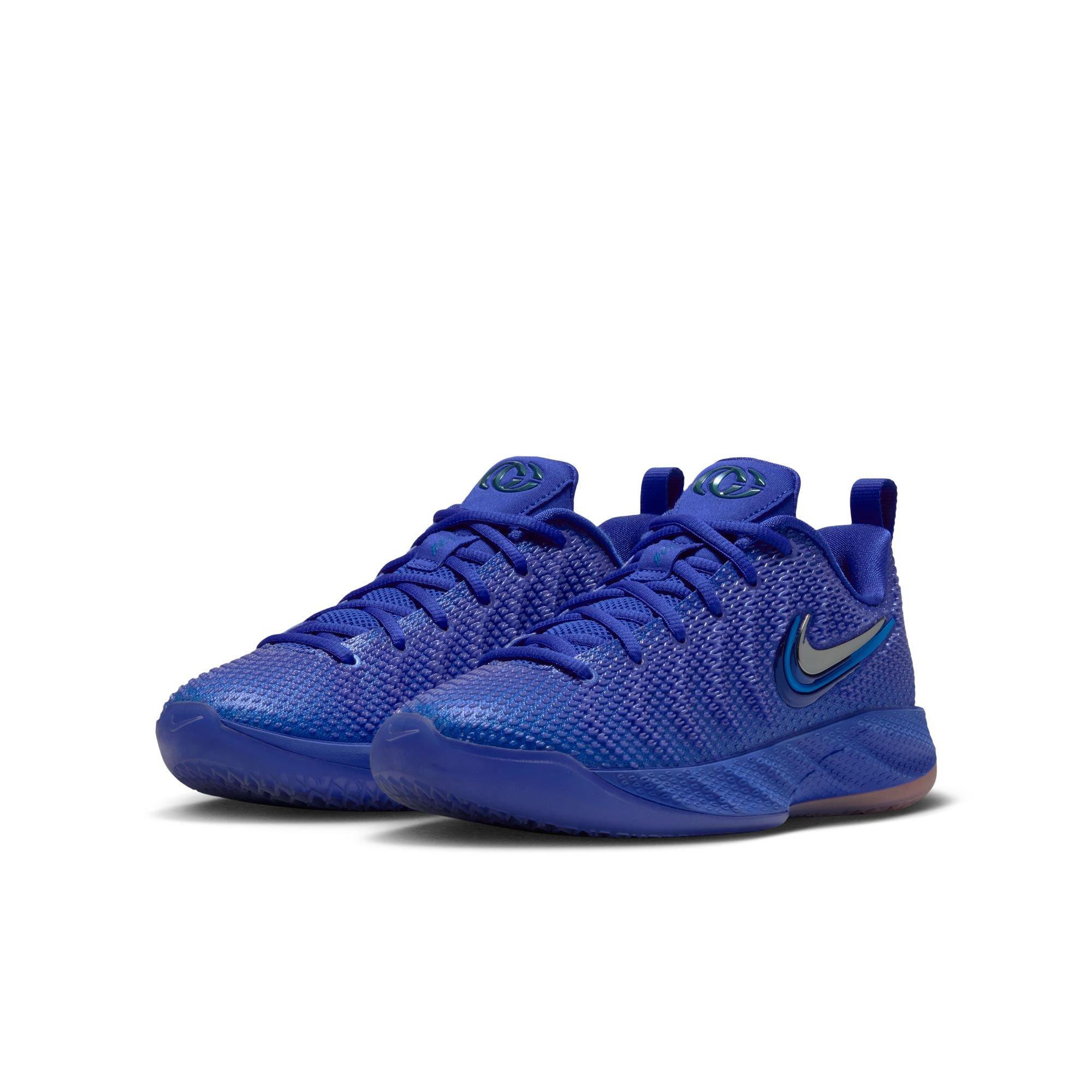 Nike Caitlin 1 "Caitlin Blue" Grade School Kids' Basketball Shoe - RACER BLUE/TEAL TINT/METALLIC SILVER