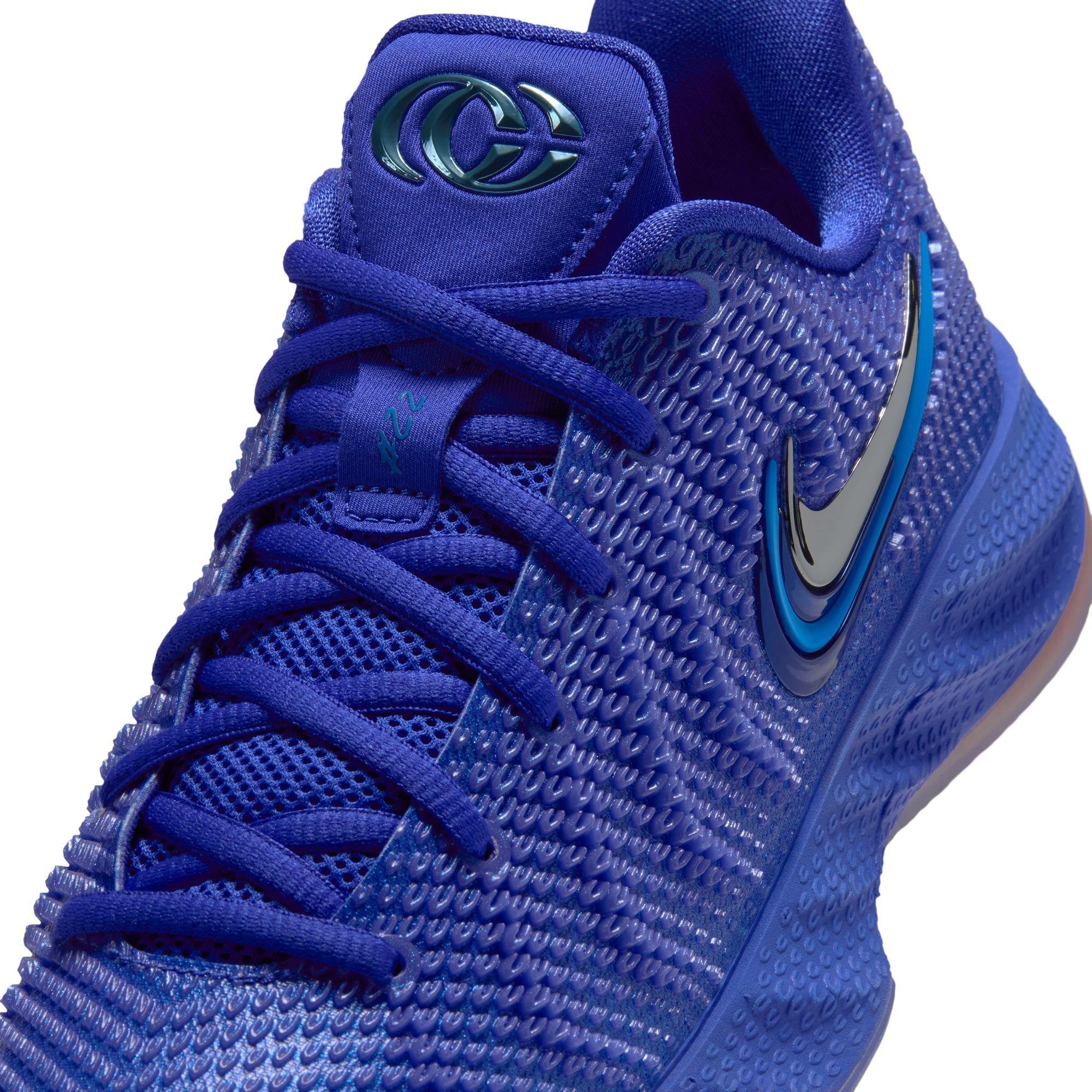 Nike Caitlin 1 "Caitlin Blue" Grade School Kids' Basketball Shoe - RACER BLUE/TEAL TINT/METALLIC SILVER