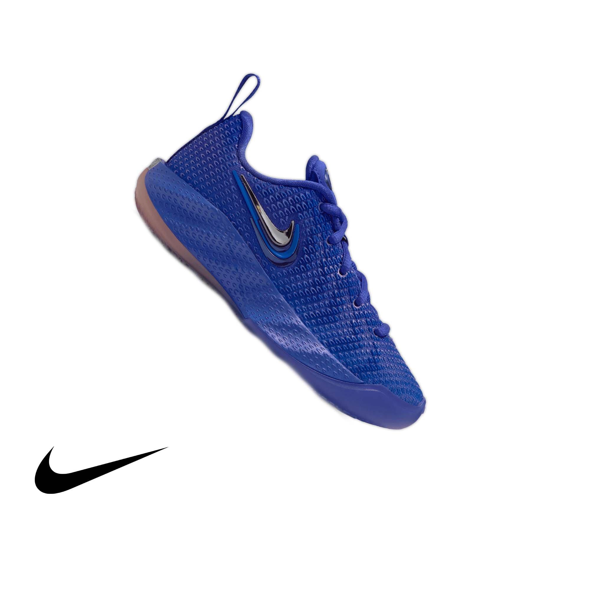 Nike Caitlin 1 "Caitlin Blue" Preschool Kids' Basketball Shoe - RACER BLUE/TEAL TINT/METALLIC SILVER