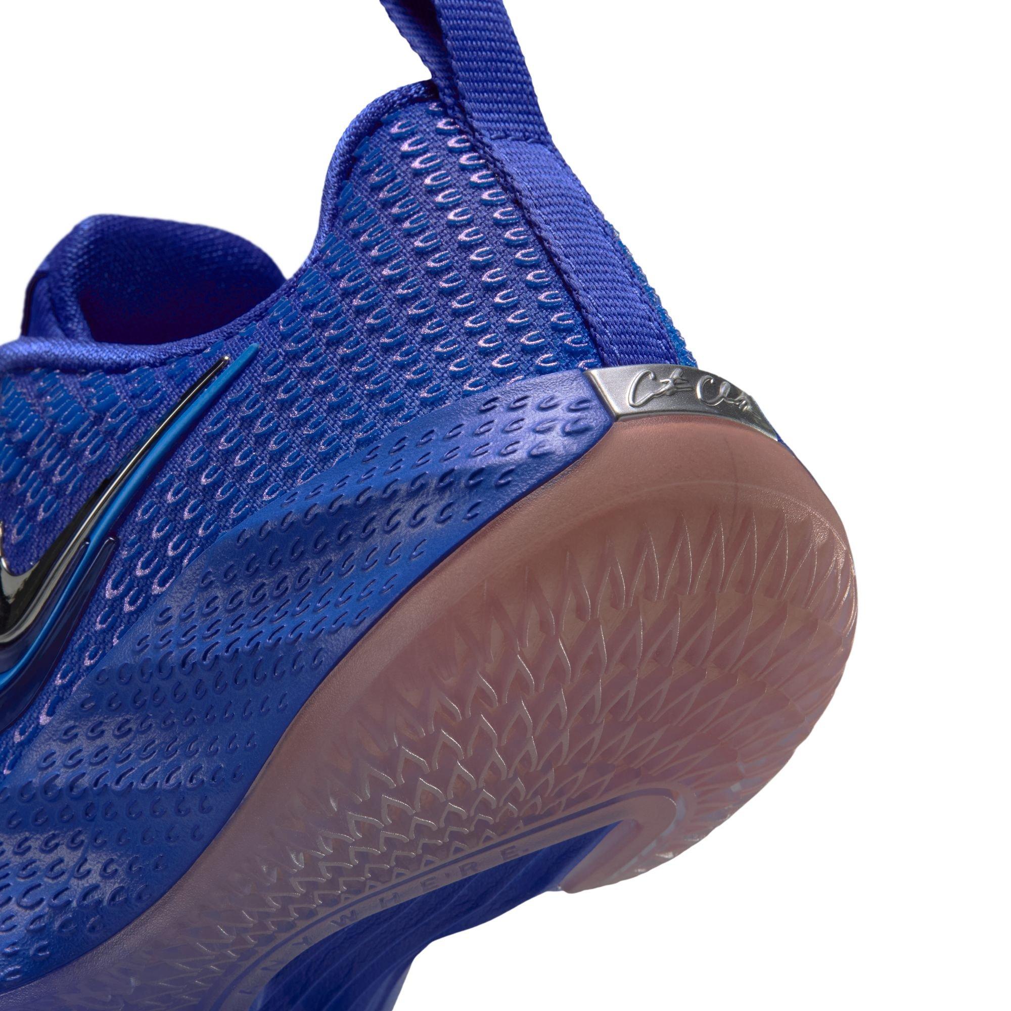 Nike Caitlin 1 "Caitlin Blue" Preschool Kids' Basketball Shoe - RACER BLUE/TEAL TINT/METALLIC SILVER