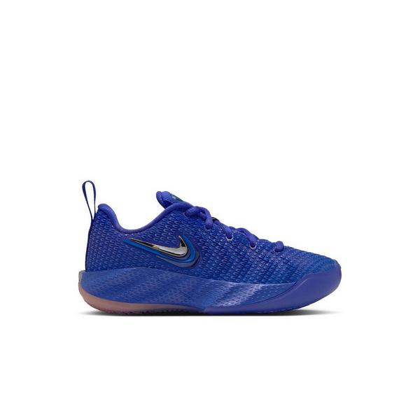 Nike Caitlin 1 "Caitlin Blue" Preschool Kids' Basketball Shoe - RACER BLUE/TEAL TINT/METALLIC SILVER