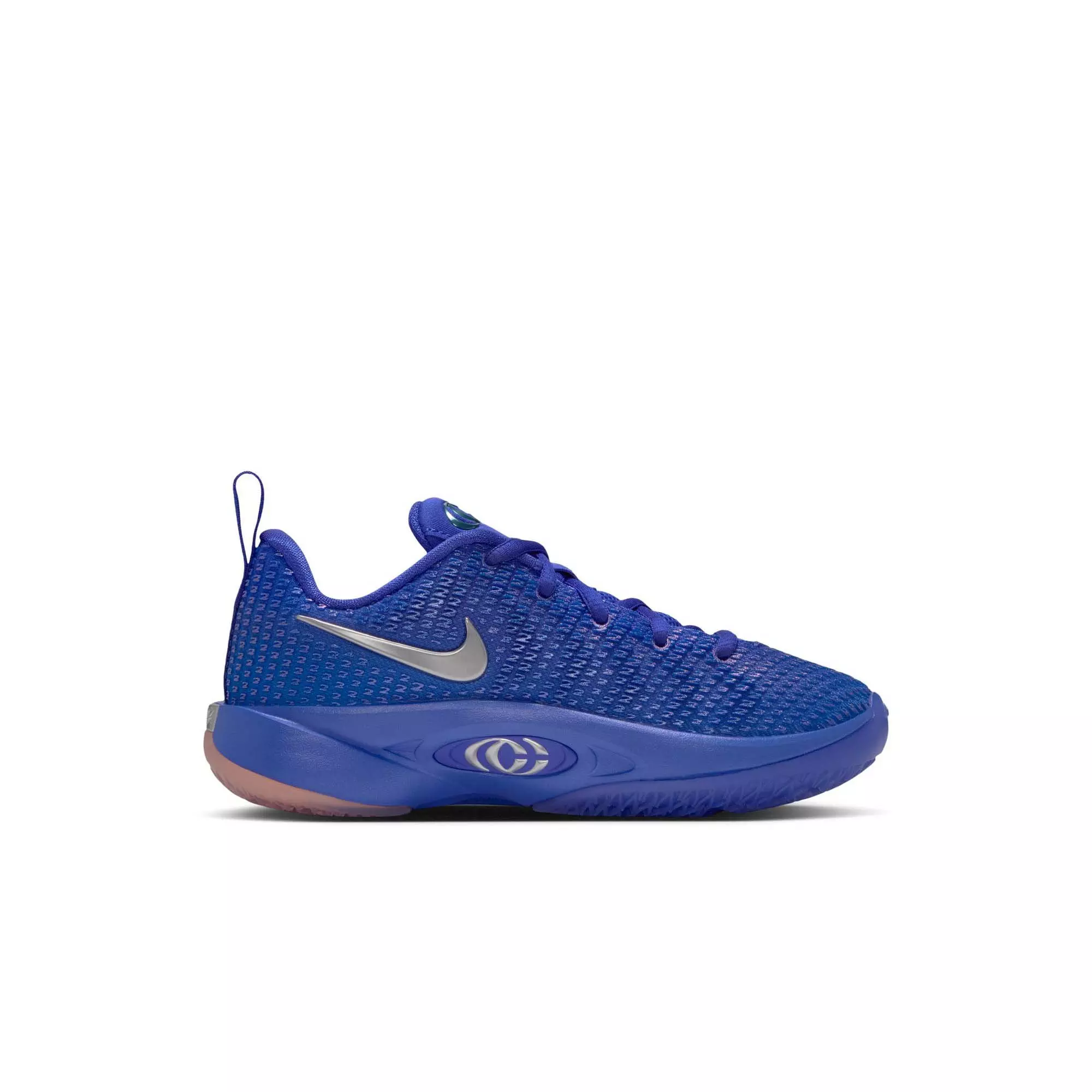 Nike Caitlin 1 "Caitlin Blue" Preschool Kids' Basketball Shoe - RACER BLUE/TEAL TINT/METALLIC SILVER
