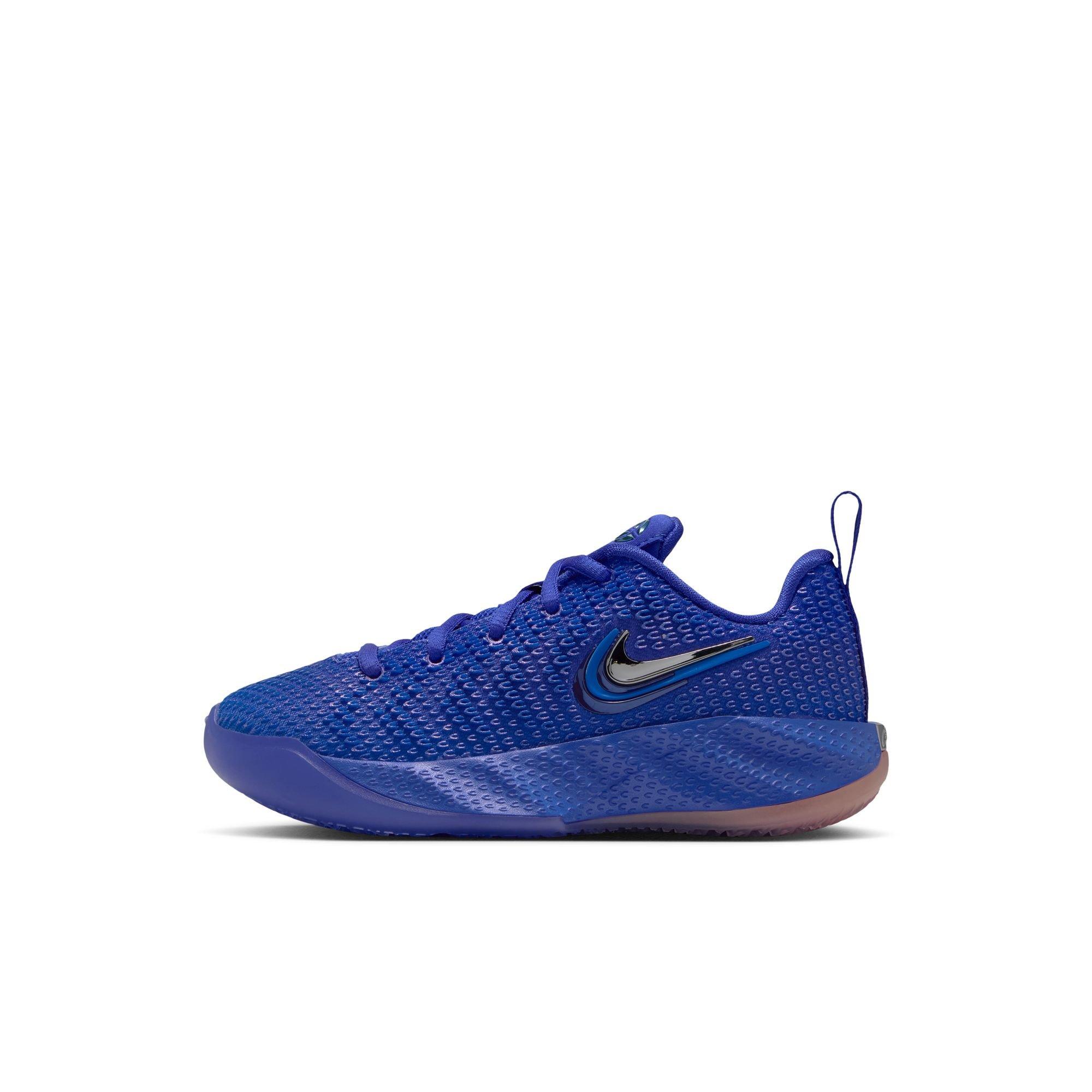 Nike Caitlin 1 "Caitlin Blue" Preschool Kids' Basketball Shoe - RACER BLUE/TEAL TINT/METALLIC SILVER