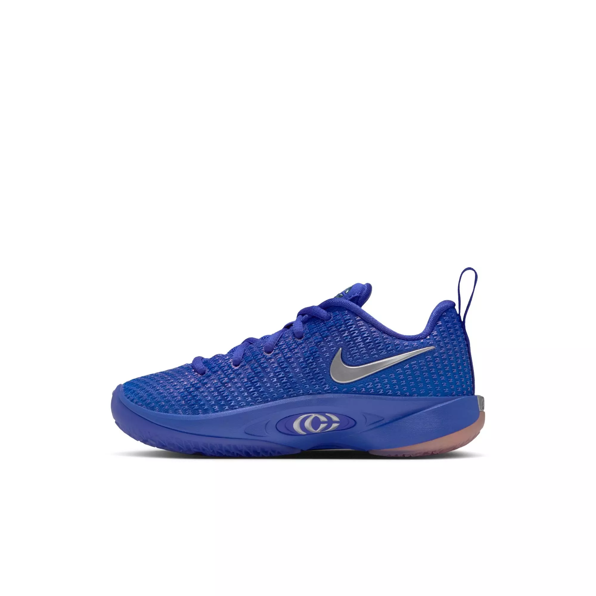 Nike Caitlin 1 "Caitlin Blue" Preschool Kids' Basketball Shoe - RACER BLUE/TEAL TINT/METALLIC SILVER