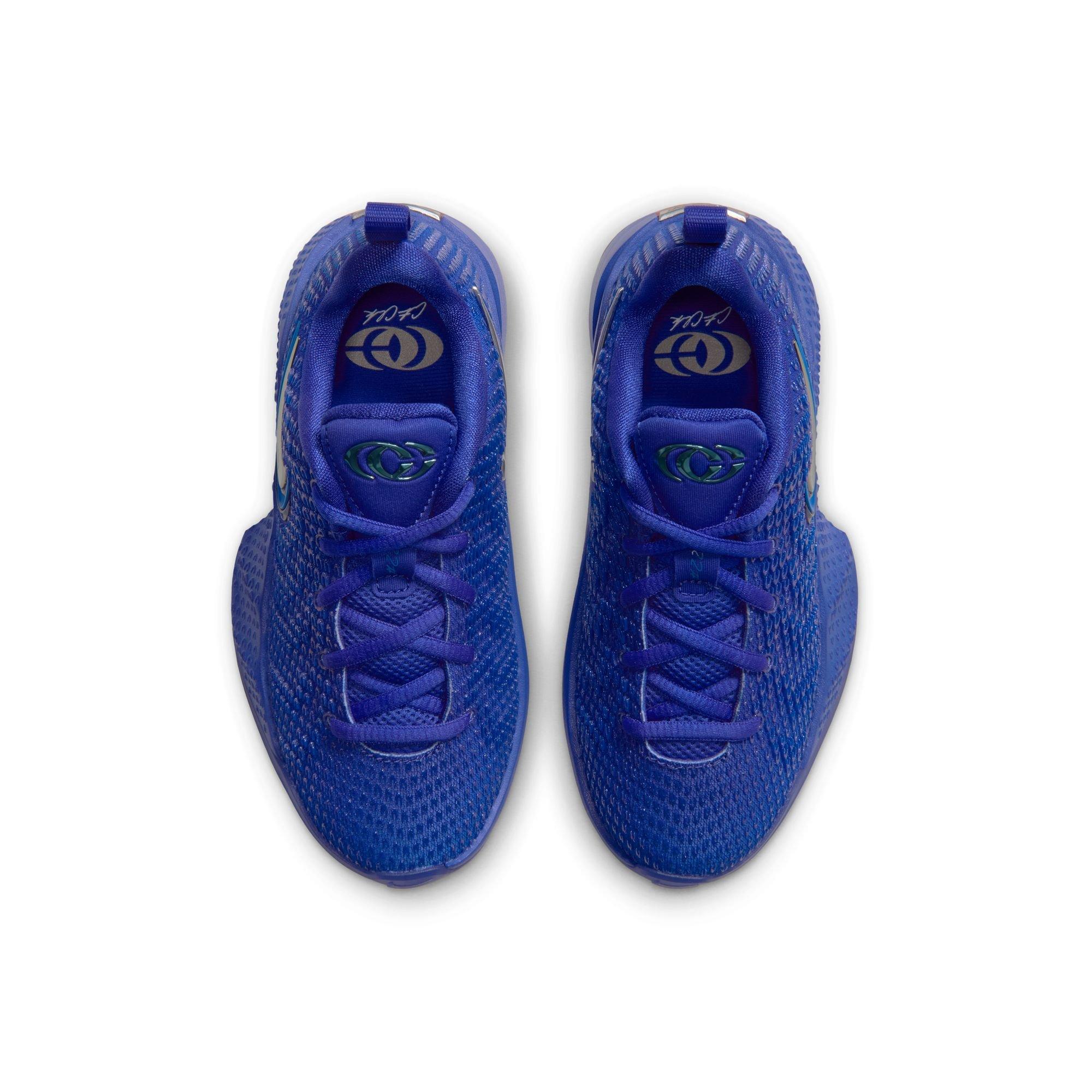Nike Caitlin 1 "Caitlin Blue" Preschool Kids' Basketball Shoe - RACER BLUE/TEAL TINT/METALLIC SILVER