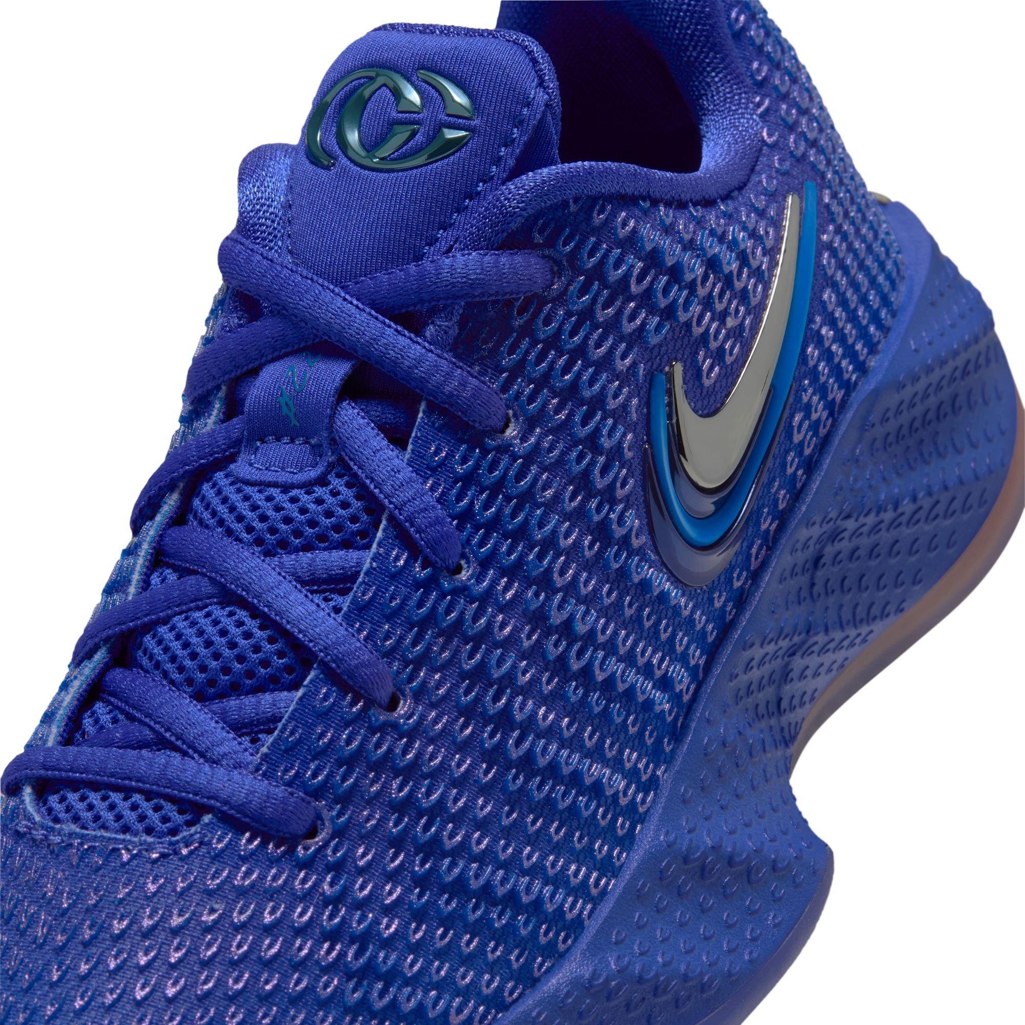 Nike Caitlin 1 "Caitlin Blue" Preschool Kids' Basketball Shoe - RACER BLUE/TEAL TINT/METALLIC SILVER