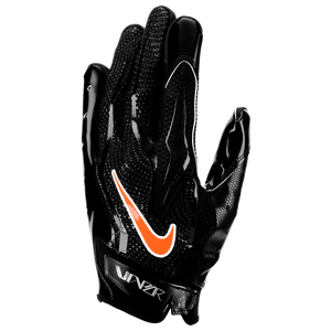 Nike Vapor Jet 9.0 Football Receiver Gloves - Black/Orange - BLACK/ORANGE