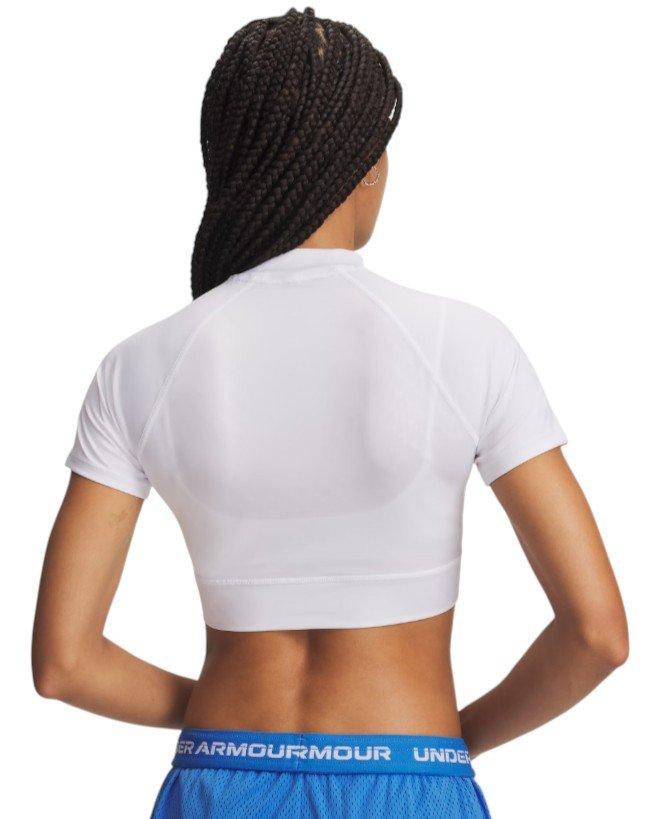 HO26 UA HG CROP MOCK SS -WHT - WHITE