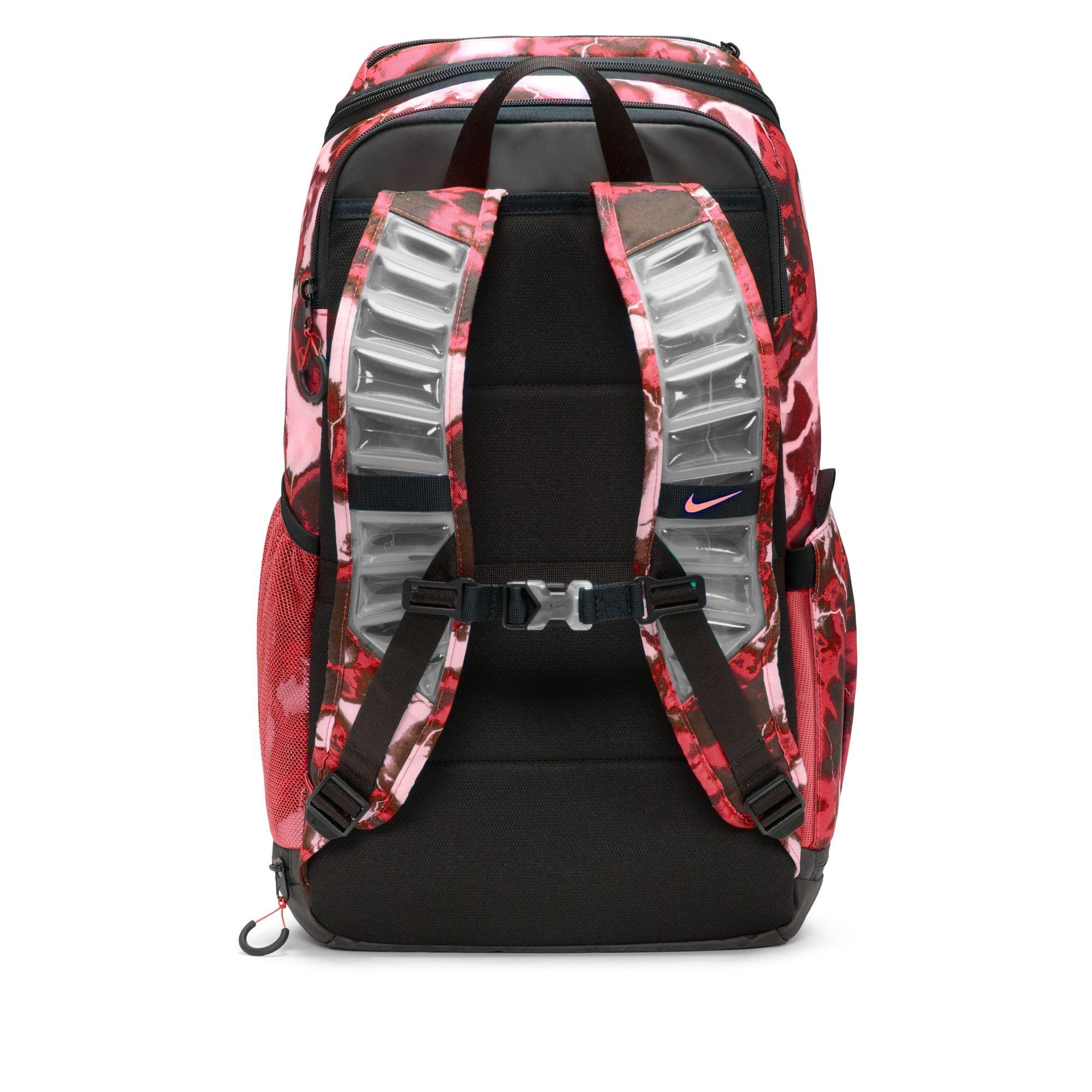Nike Varsity Elite Printed Backpack - Black/Red - BLACK/RED