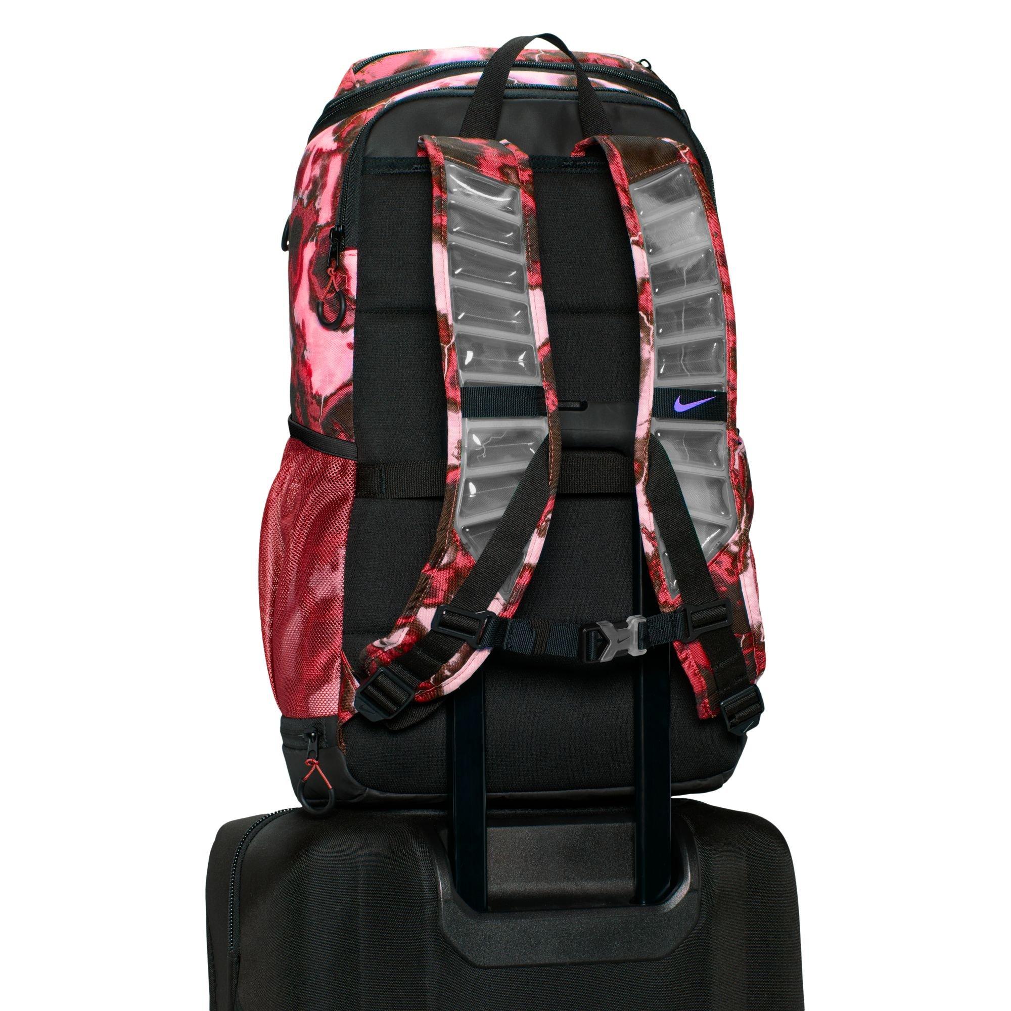 Nike Varsity Elite Printed Backpack - Black/Red - BLACK/RED
