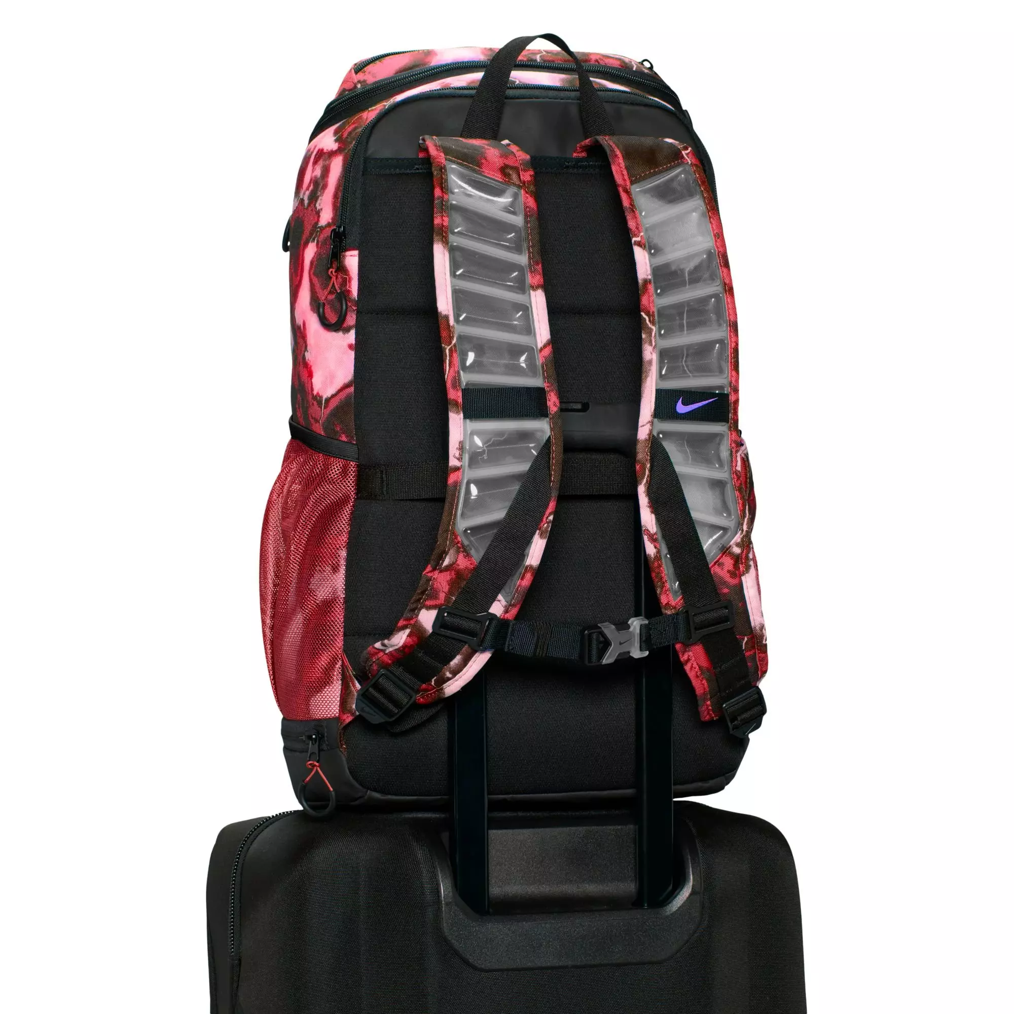 Nike Varsity Elite Printed Backpack - Black/Red - BLACK/RED