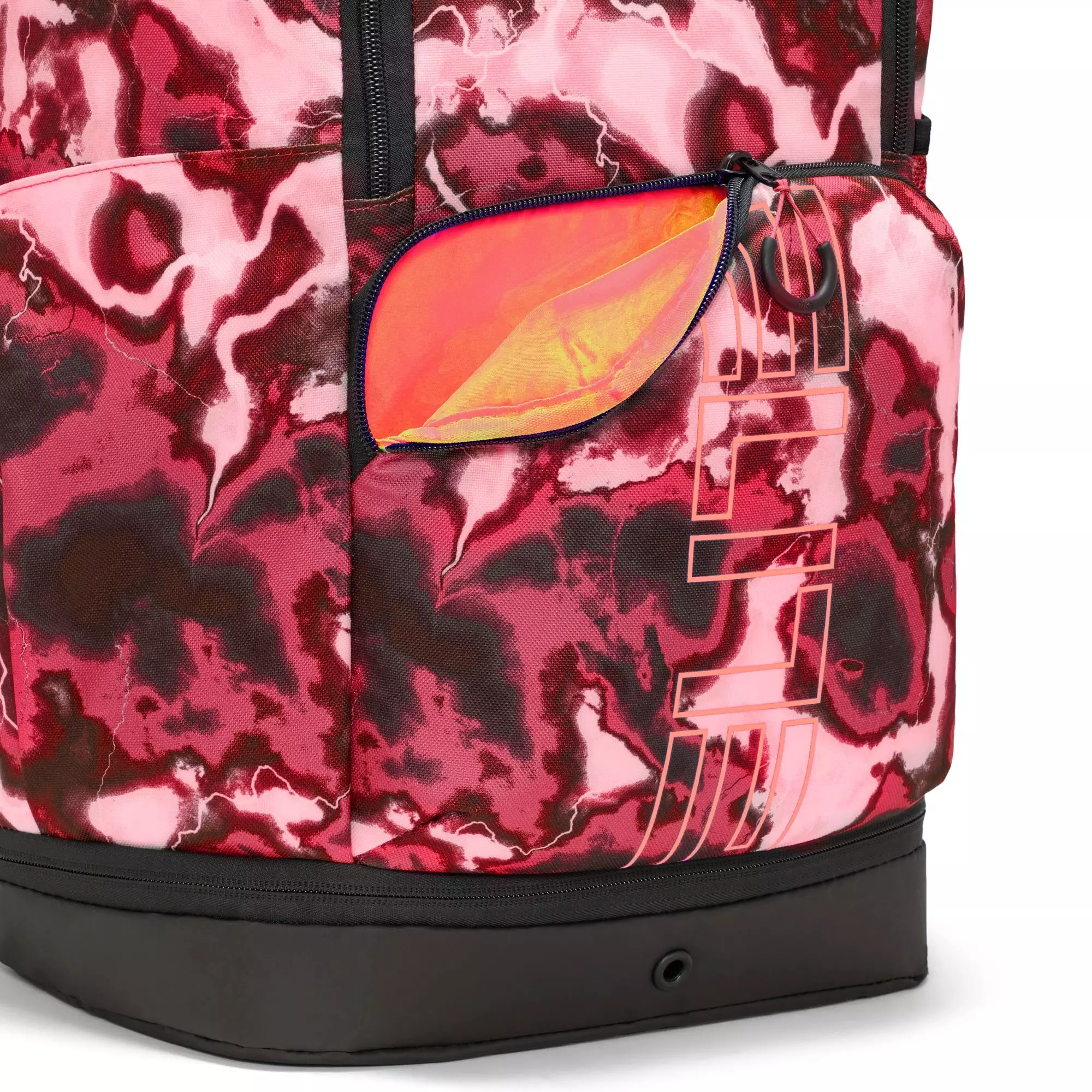 Nike Varsity Elite Printed Backpack - Black/Red - BLACK/RED