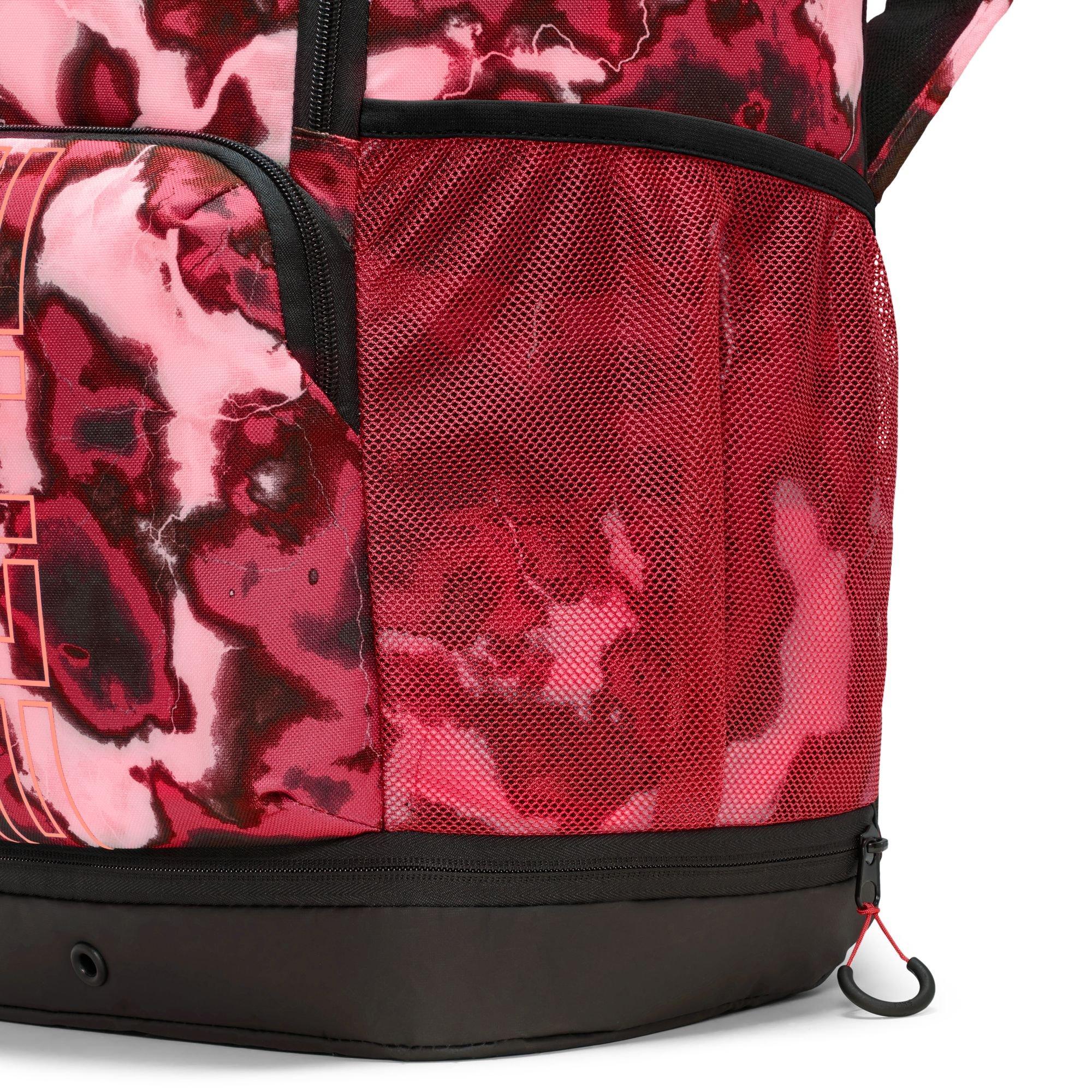 Nike Varsity Elite Printed Backpack - Black/Red - BLACK/RED