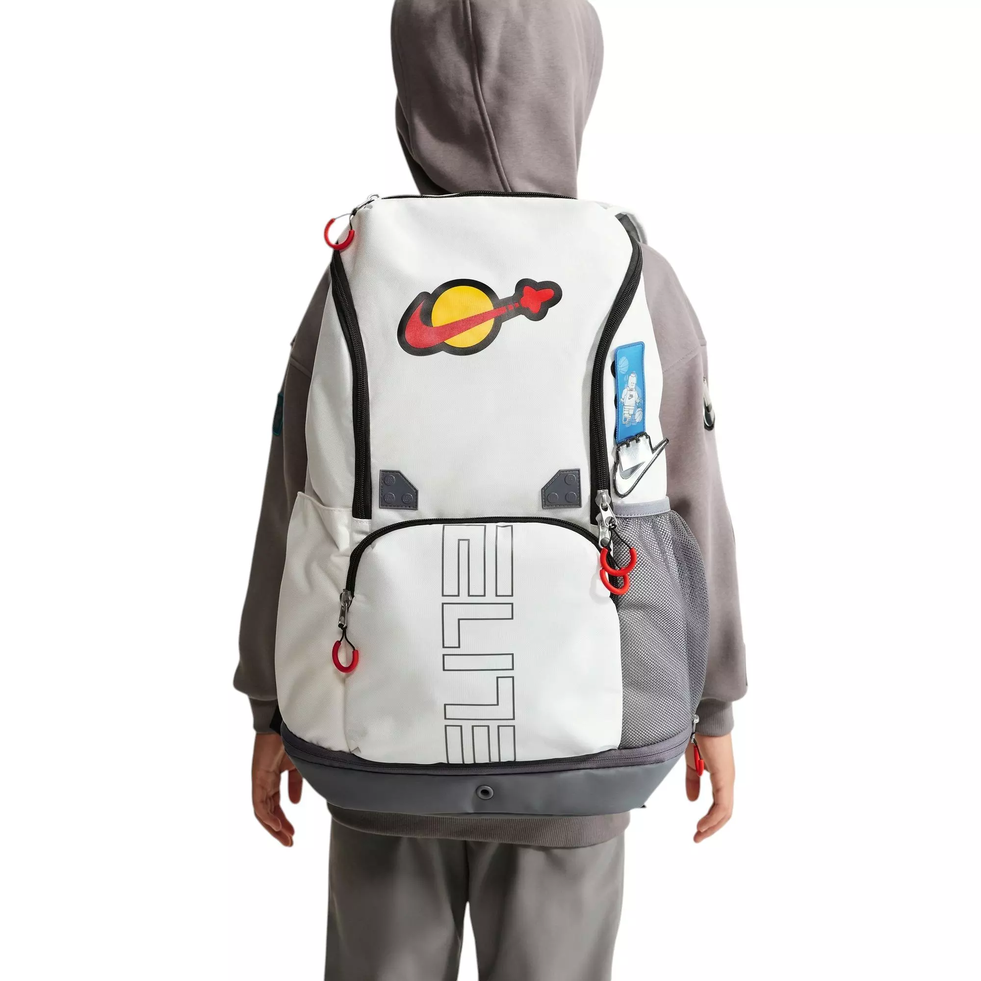 Nike x Lego Varsity Elite Backpack - White/Red - WHITE/RED